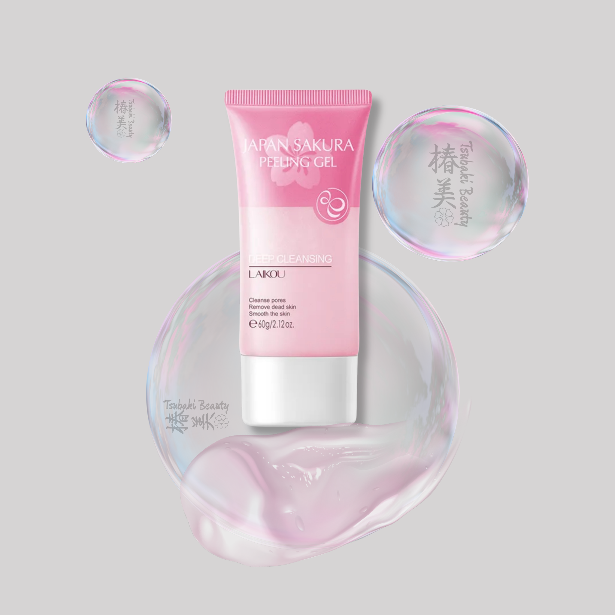 LAIKOU Japan Sakura Peeling Gel – Gentle Exfoliation & Smooth Glow