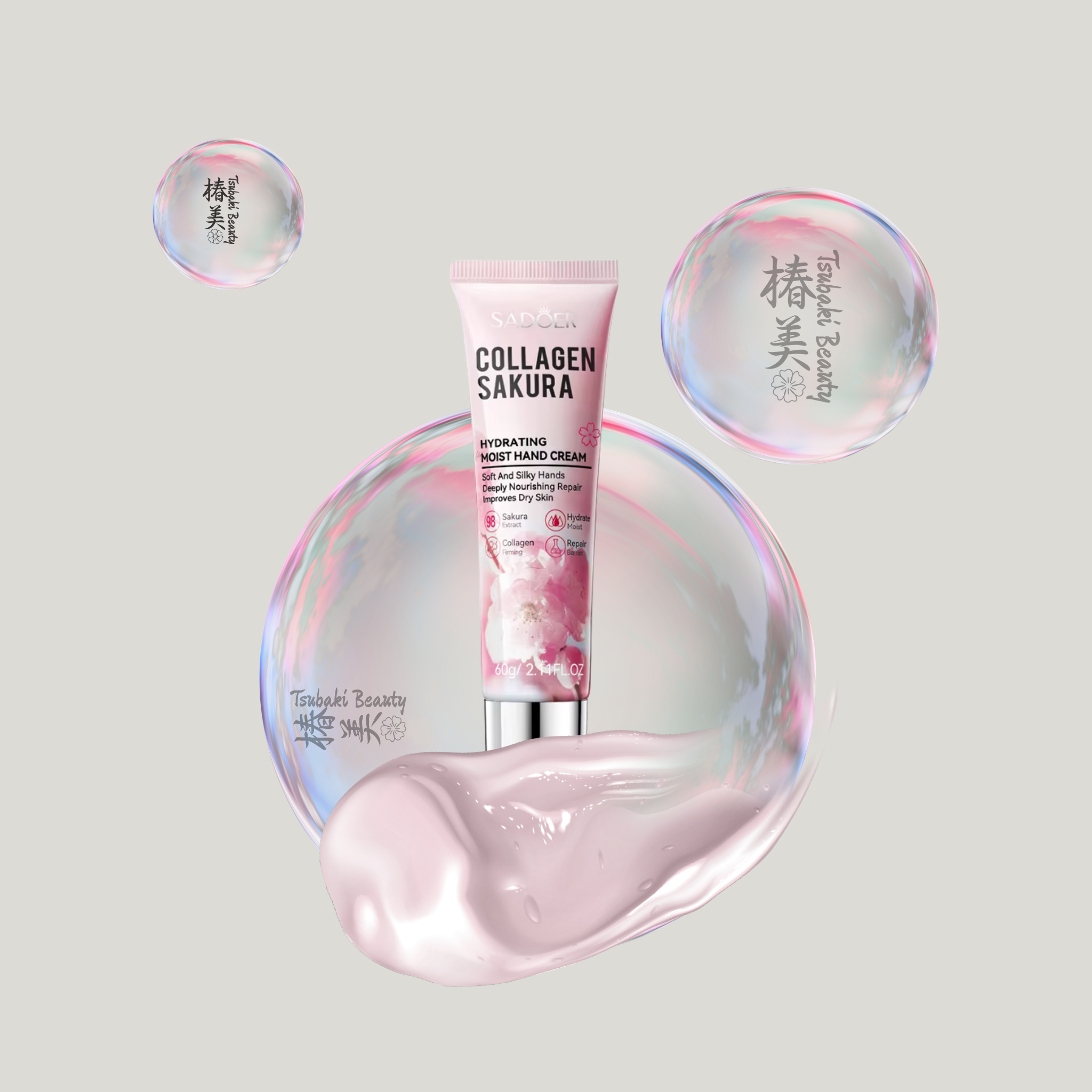 SADOER Collagen Sakura Hydrating Hand Cream – Moisturizing