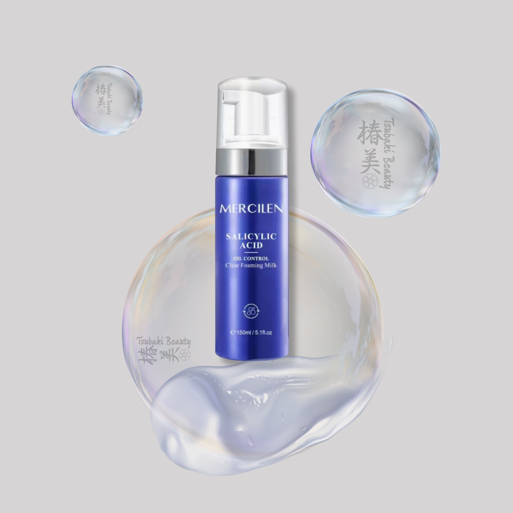 MERCILEN Salicylic Acid Oil Control Clear Foaming Cleanser – Deep