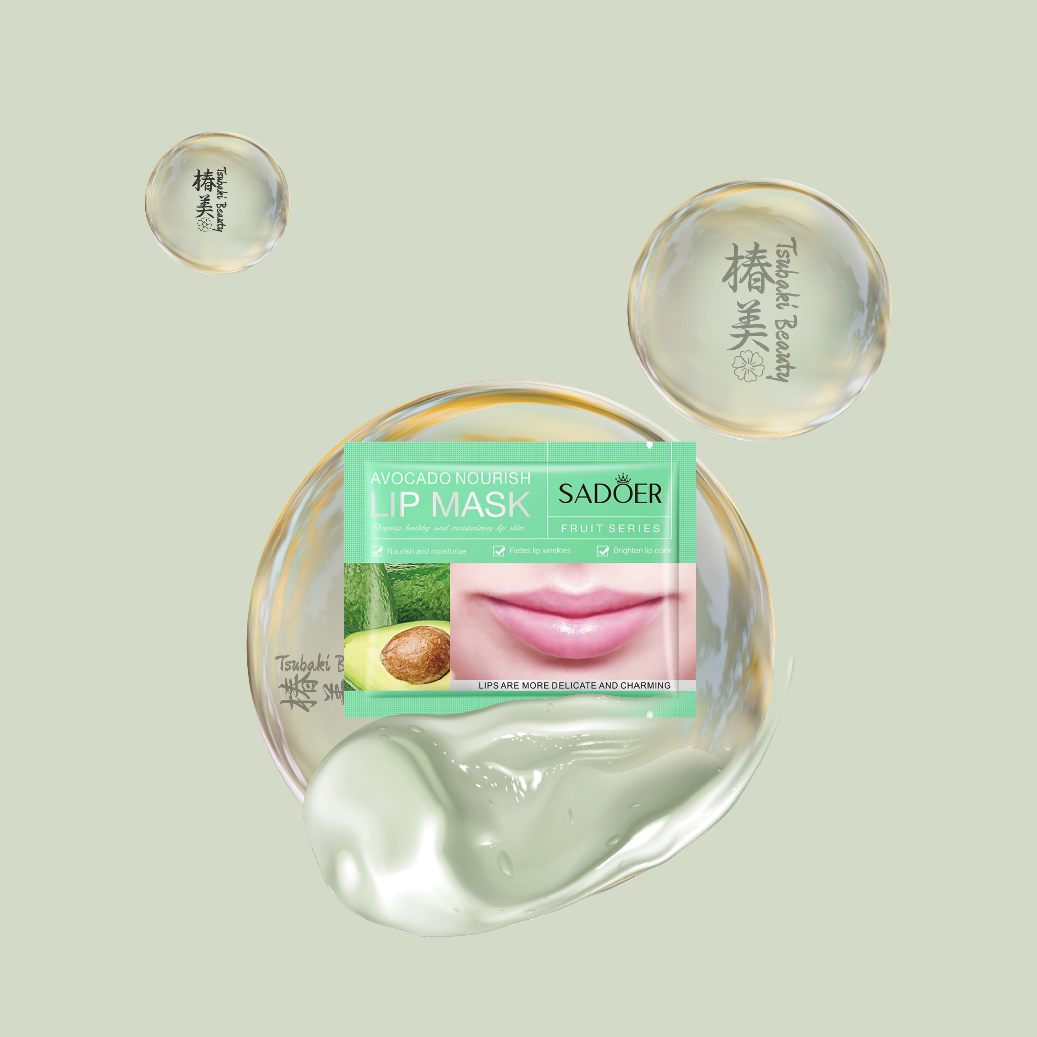 sadoer lip mask avocado