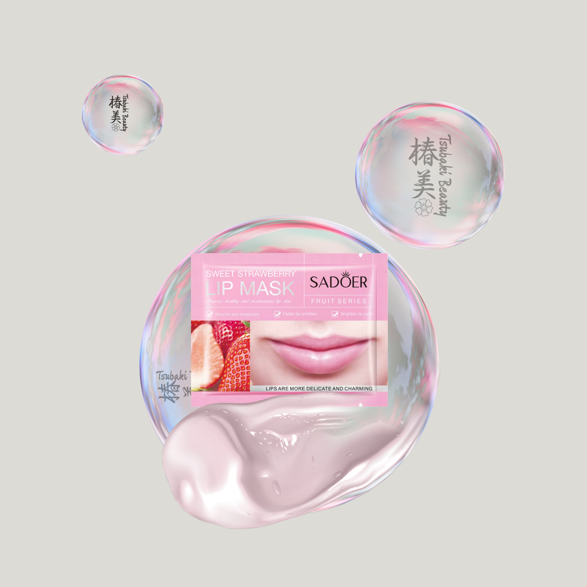 sadoer lip mask strawberry