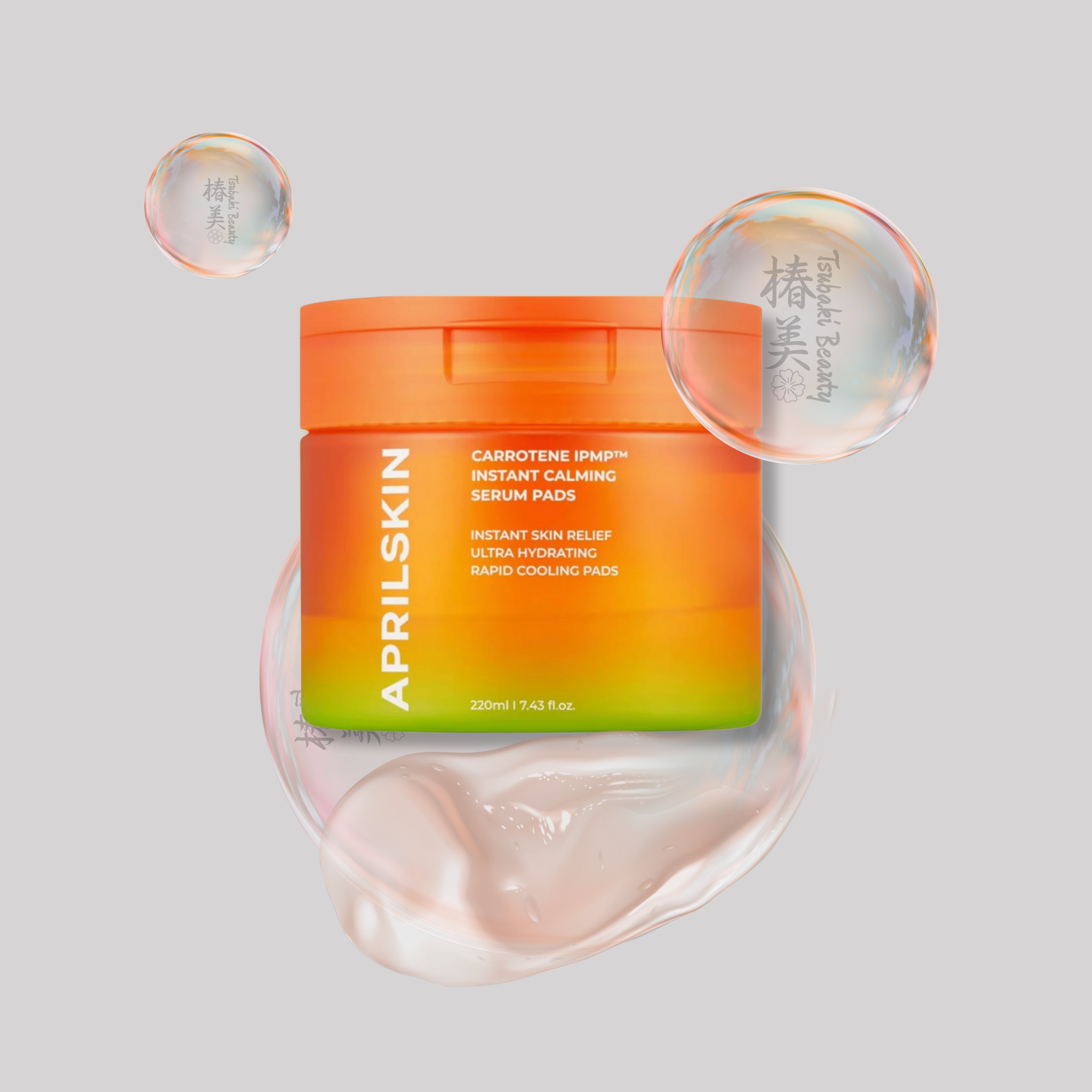 APRILSKIN Carrotene IPMP™ Instant Calming Serum Pads – Hydrating Soothing Toner Pads
