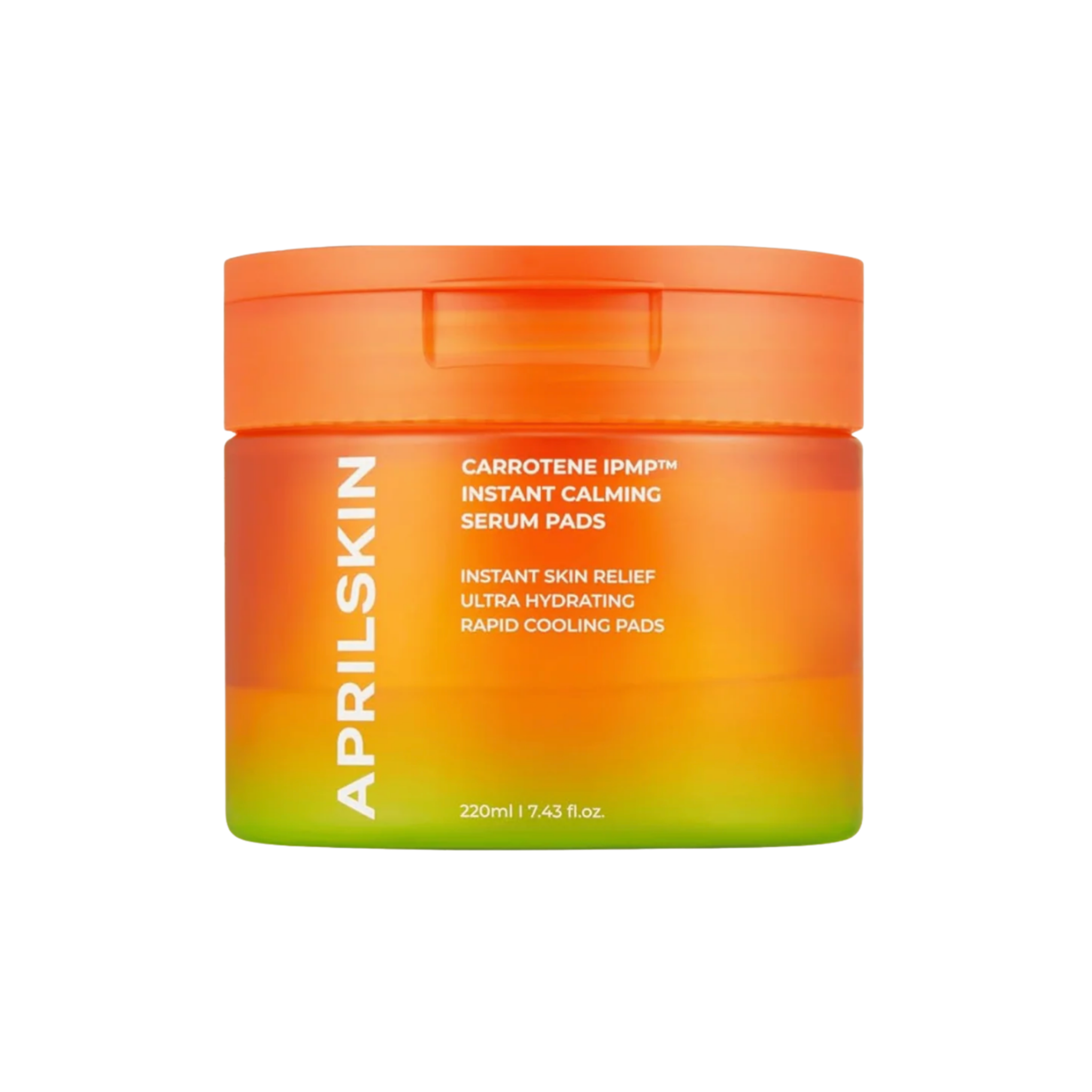 APRILSKIN Carrotene IPMP™ Instant Calming Serum Pads – Hydrating Soothing Toner Pads
