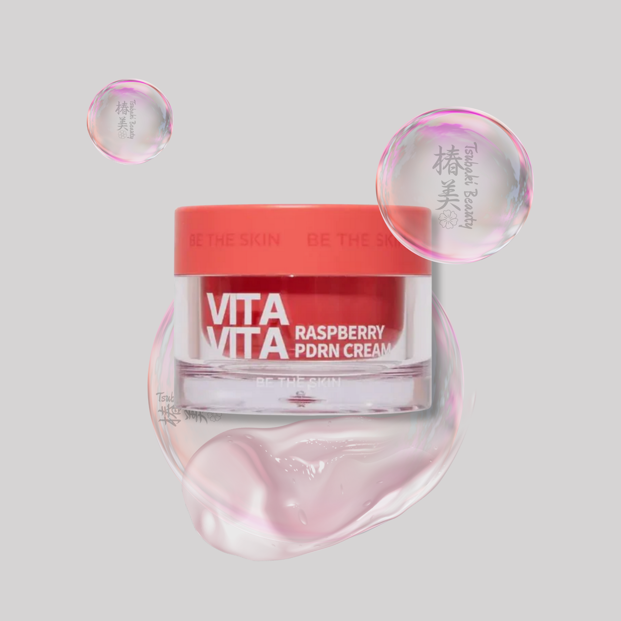 Be The Skin Vita Vita Raspberry PDRN Cream – Brightening & Skin Renewal Moisturizer