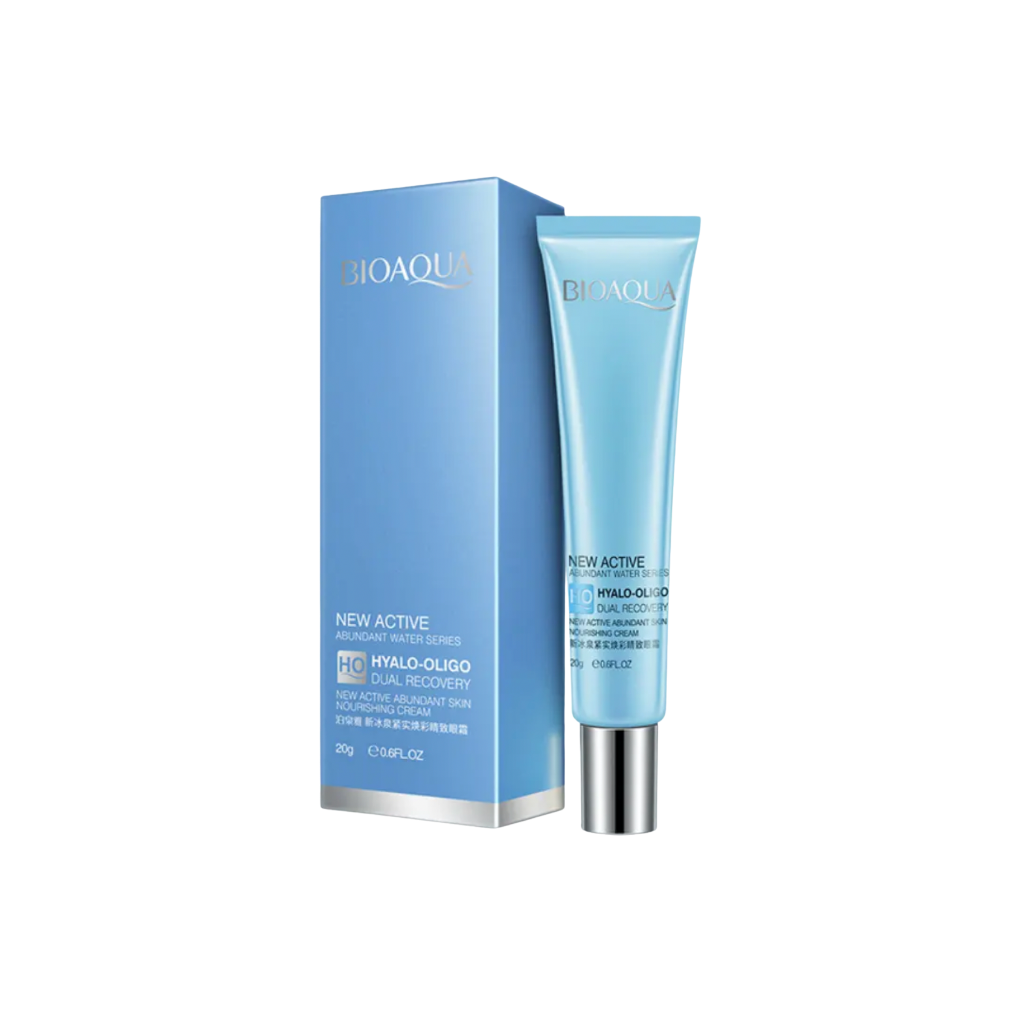 BIOAQUA Hyalo-Oligo Dual Recovery Eye Cream – Hydration & Smooth Care