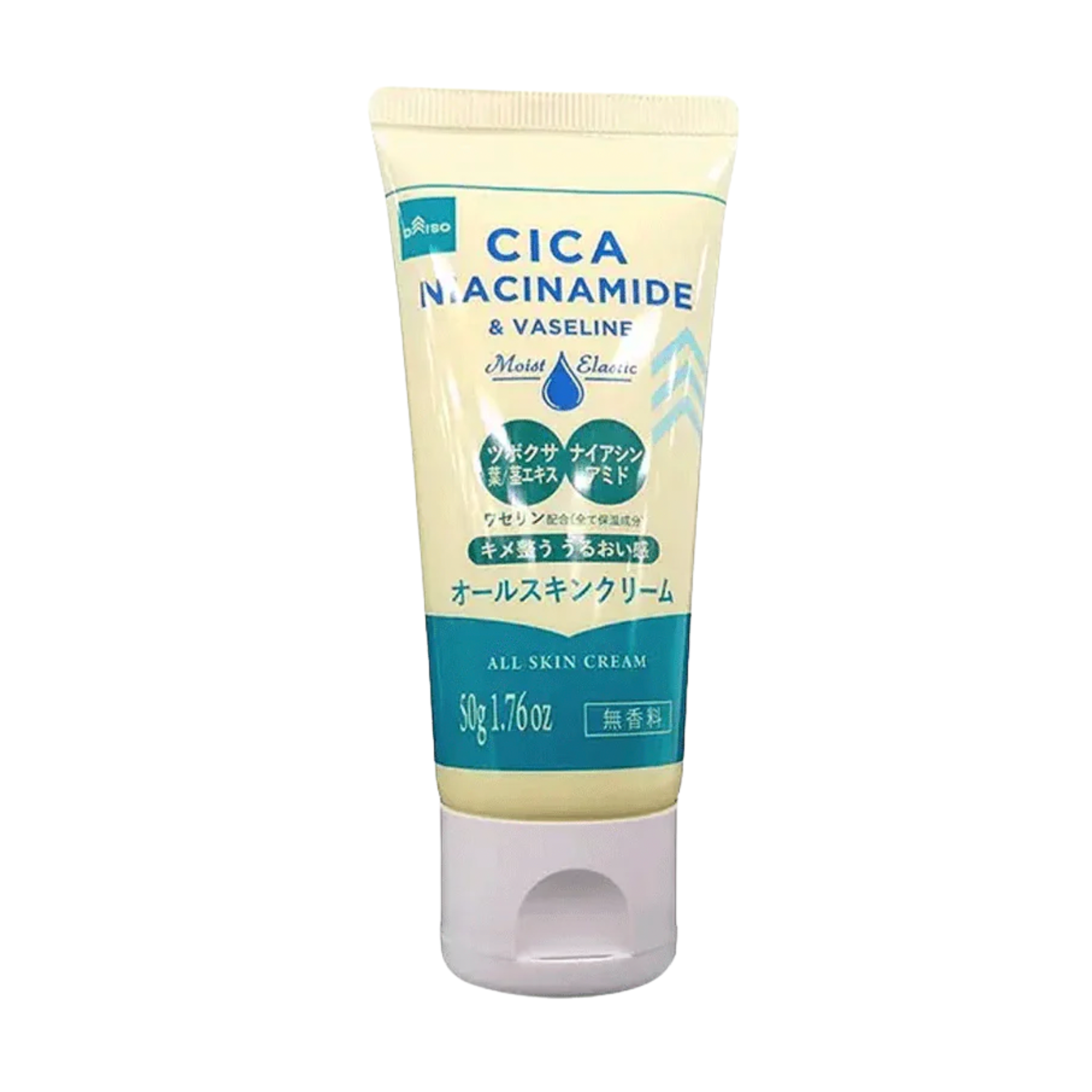 Daiso CICA Niacinamide & Vaseline All Skin Cream – Soothing & Moisturizing Face Cream