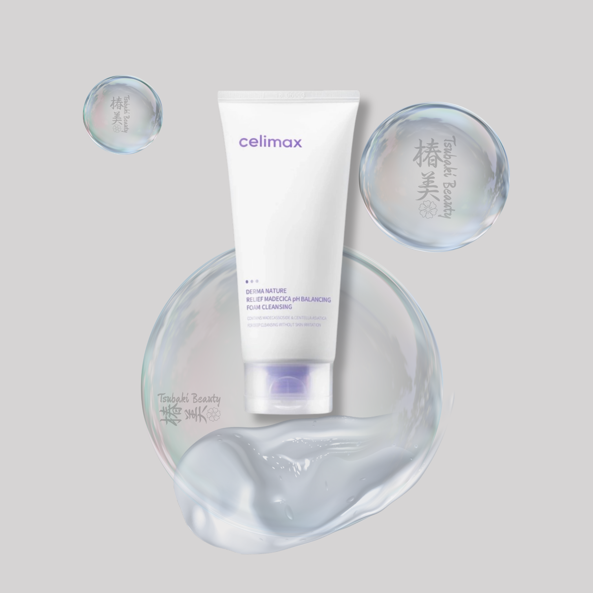 Celimax Derma Nature Relief Madecica pH Balancing Foam Cleanser 