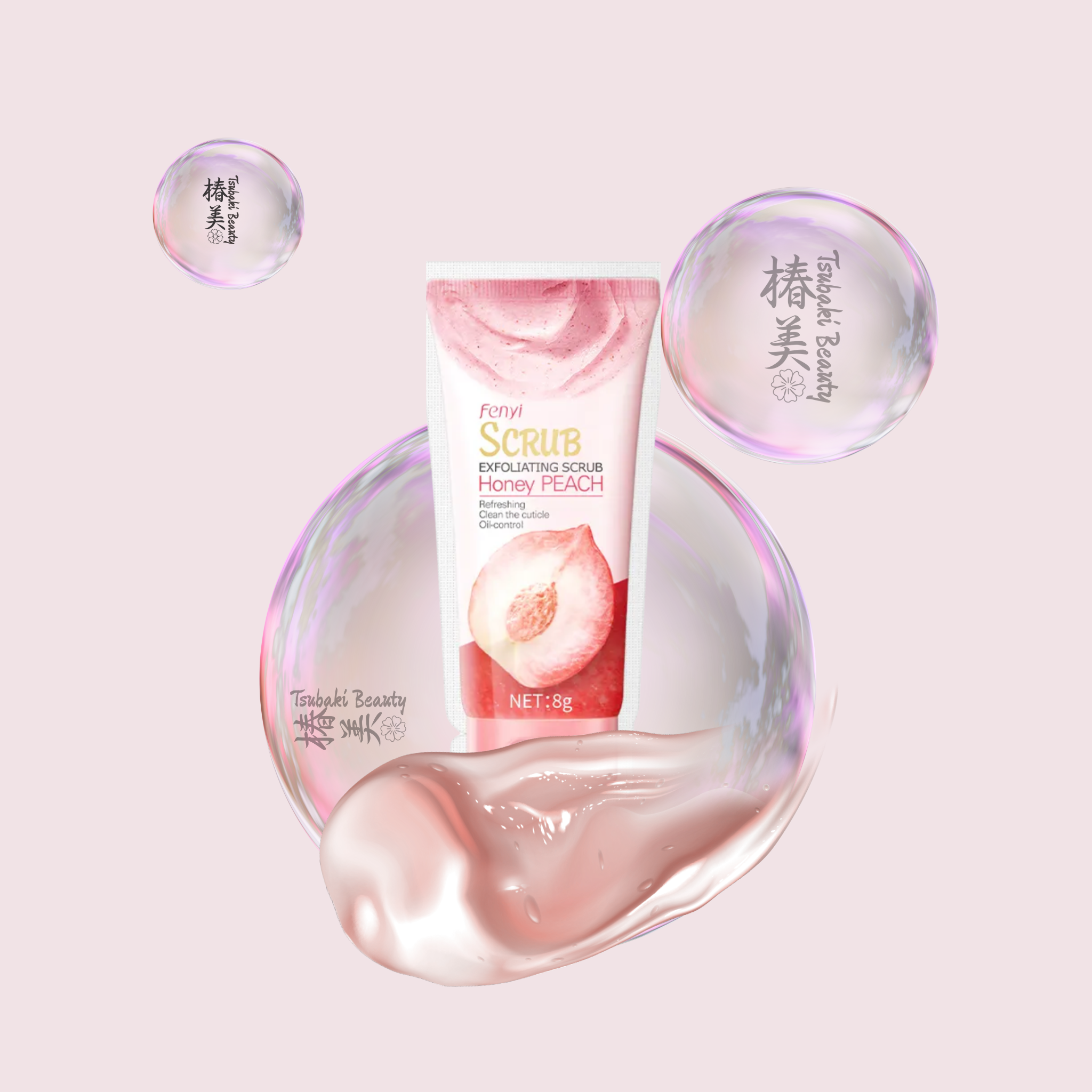 FENYI Exfoliating Scrub honey peach-big 