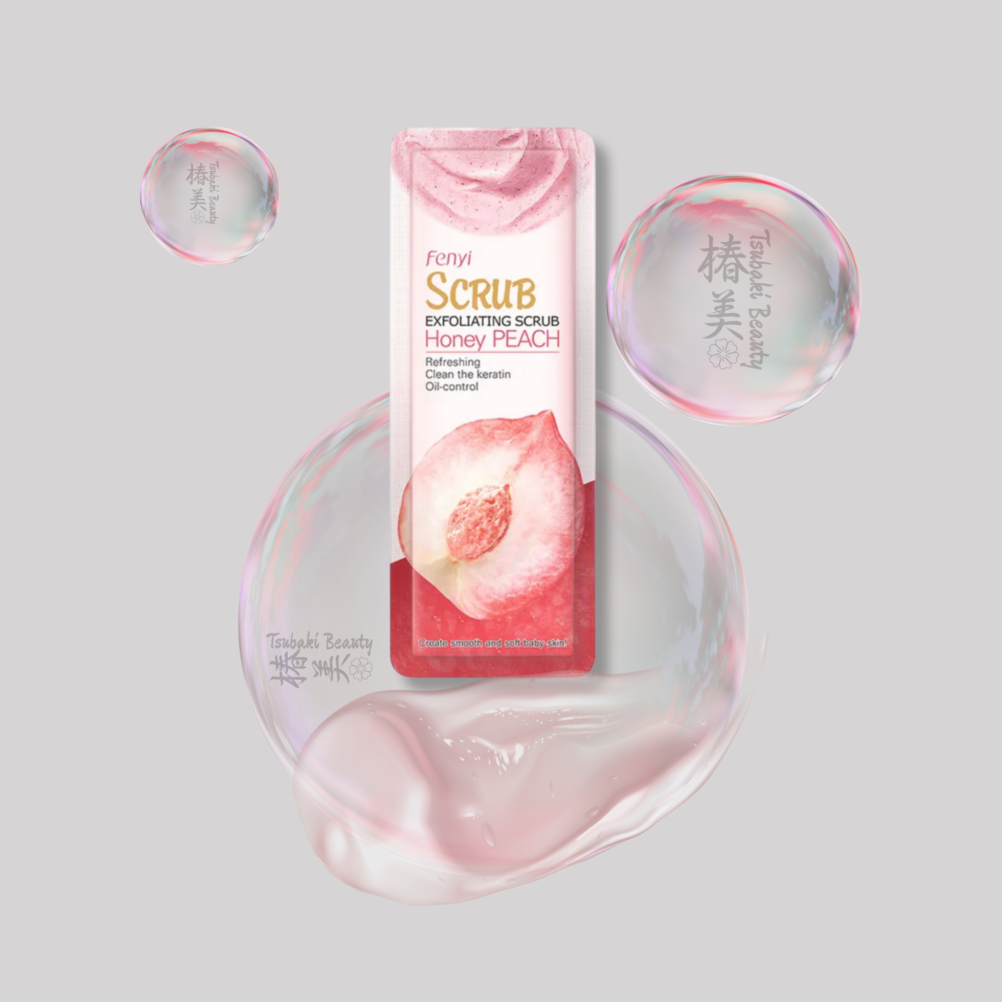 Fenyi Exfoliating Body Scrub Collection – Honey Peach