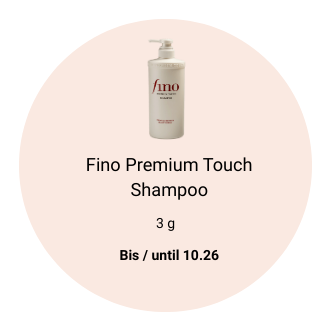 Fino Shampoo for best hair 