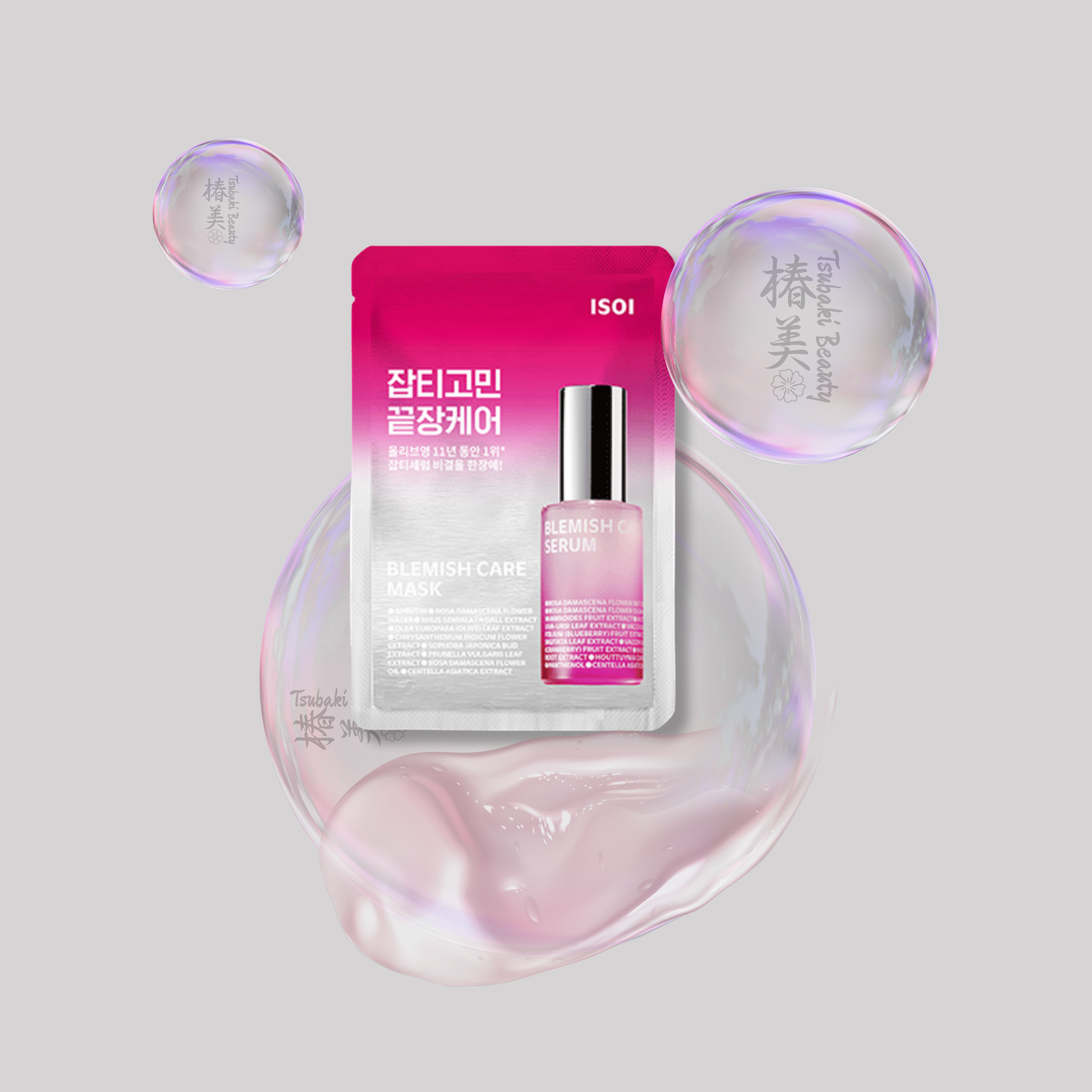 ISOI Blemish Care Mask – Rose Brightening & Spot Care Sheet Mask