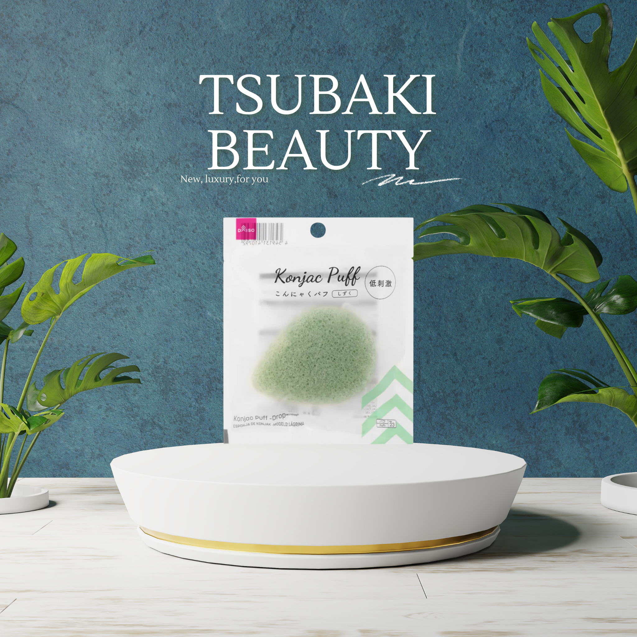 Konjac Puff (Drop Shape)