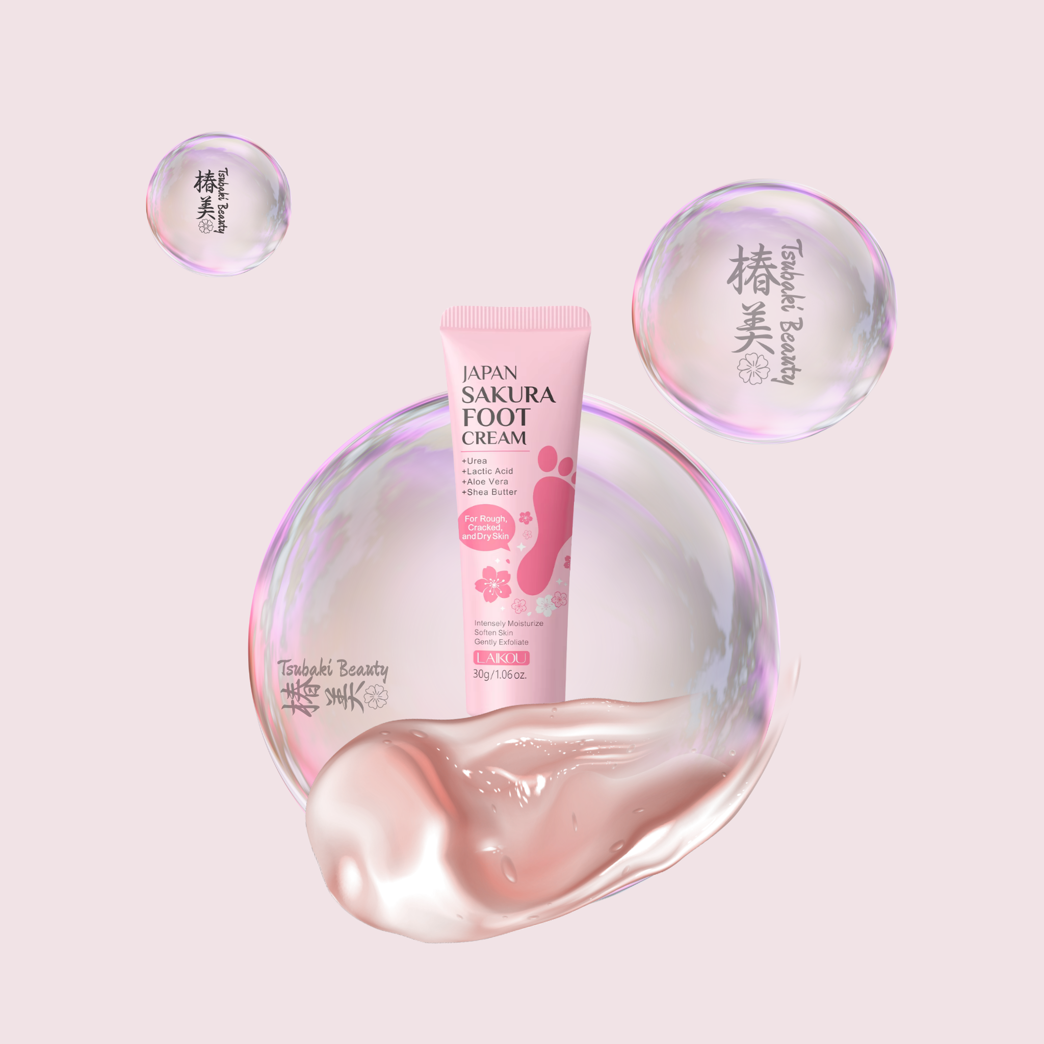 LAIKOU Japan Sakura Foot Cream