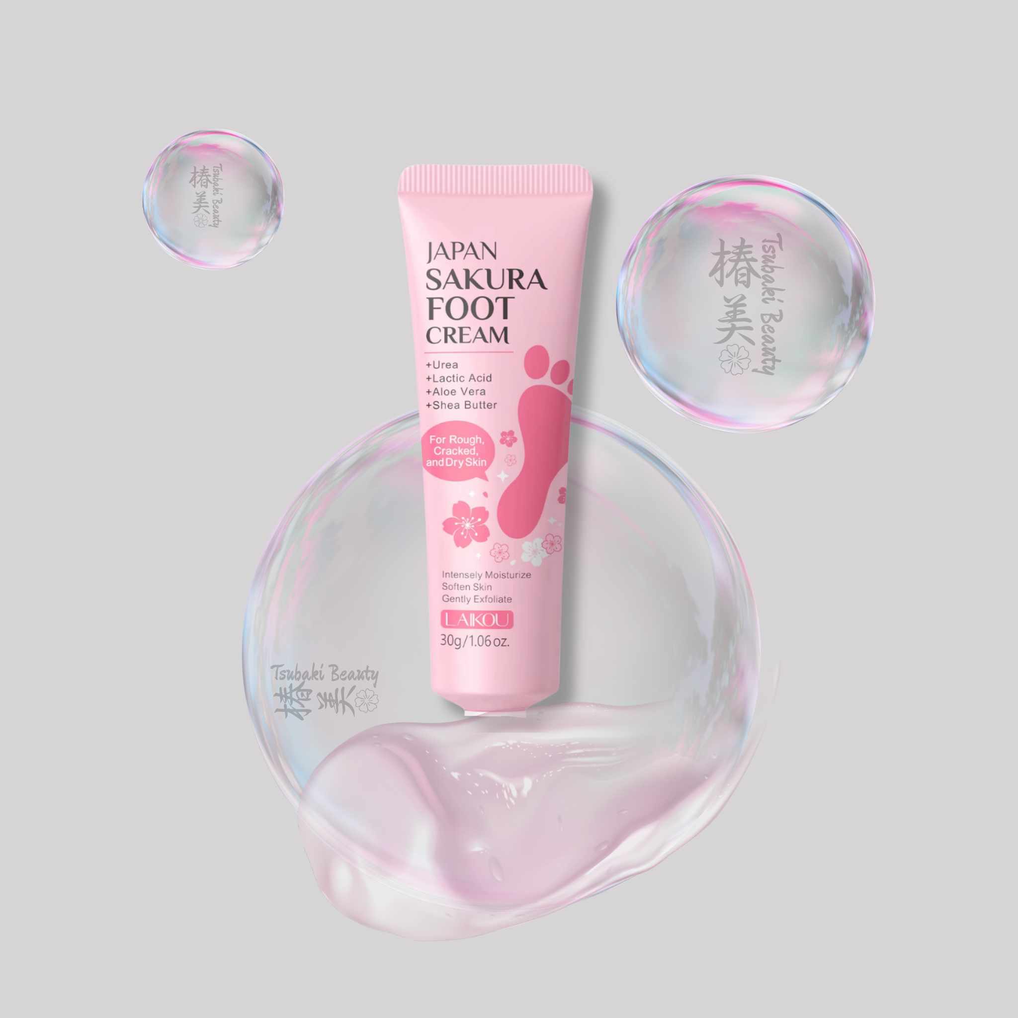 LAIKOU Japan Sakura Foot Cream – Moisturizing & Softening Foot Care
