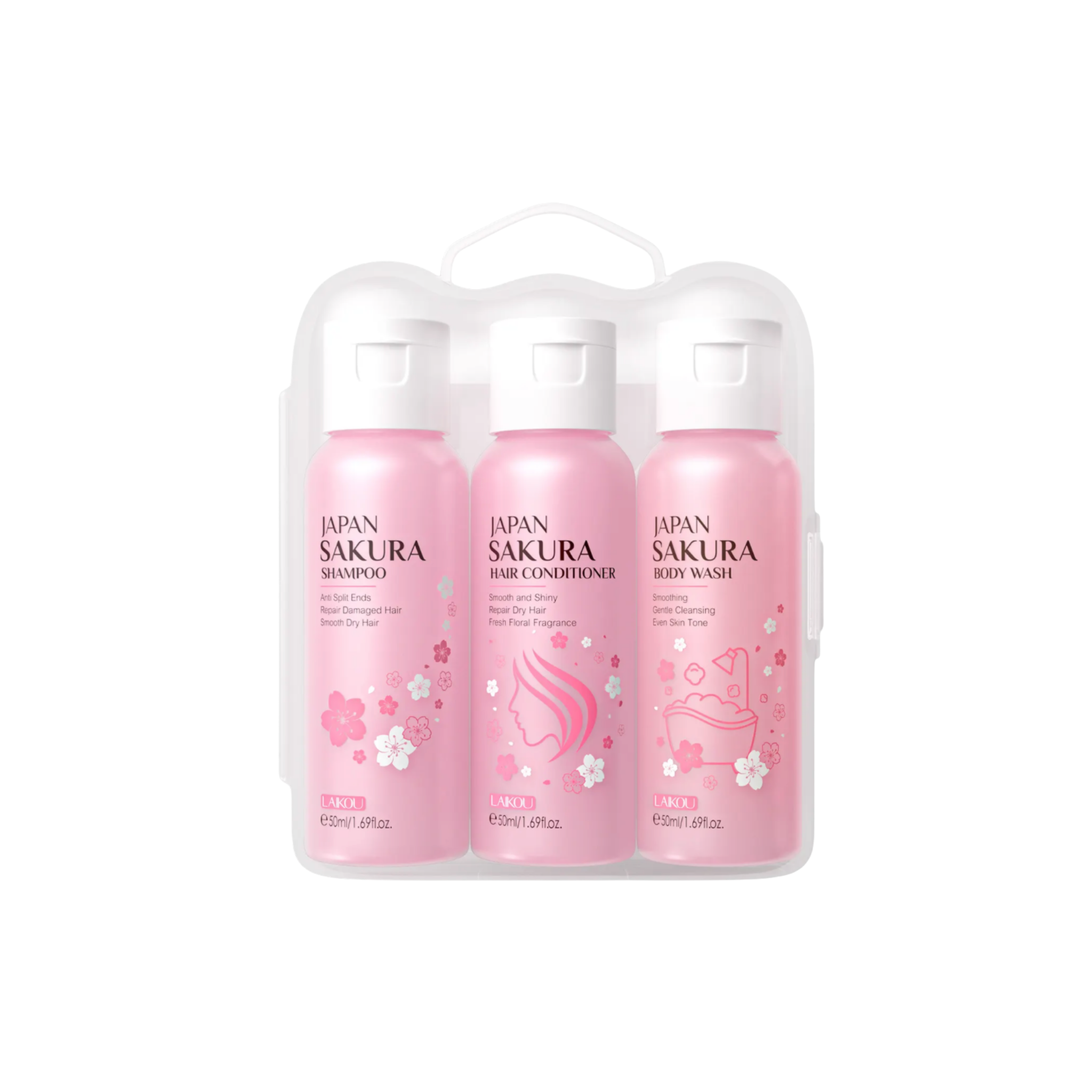 LAIKOU Japan Sakura Travel Care Set