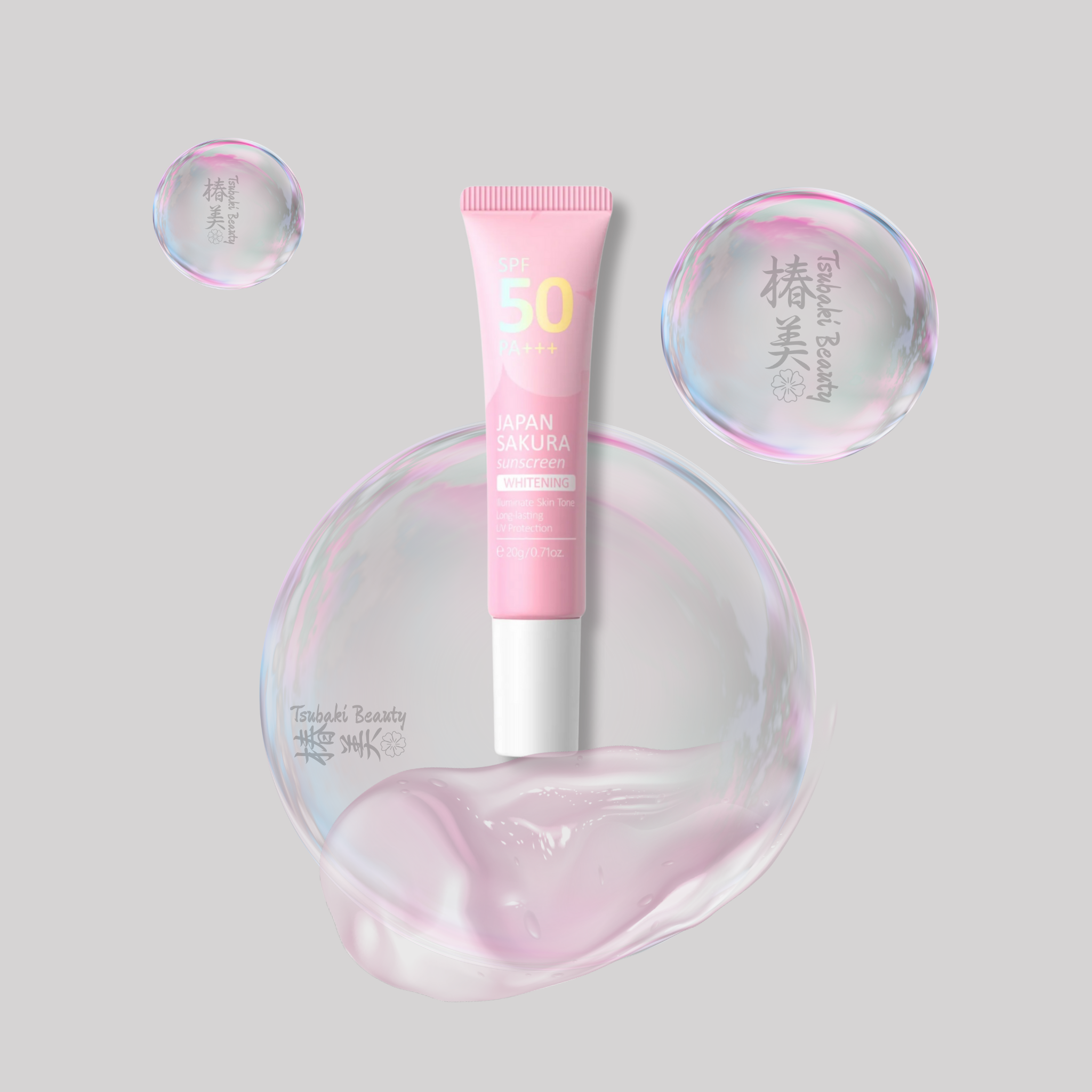 LAIKOU Japan Sakura Sunscreen SPF50 PA+++ – Whitening UV Protection Cream