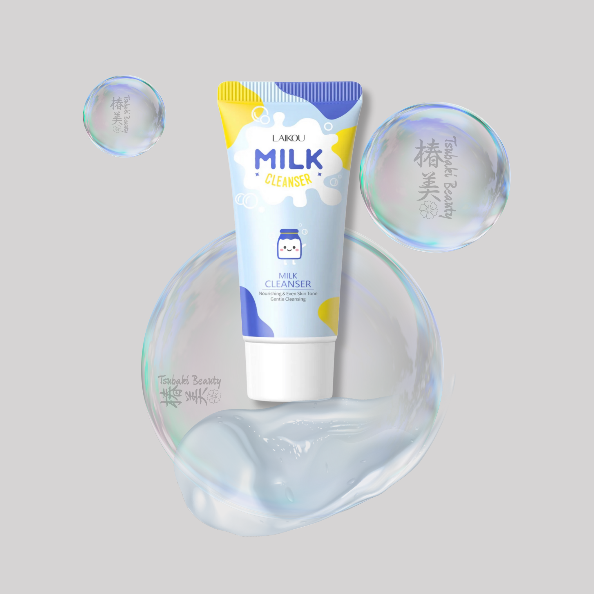 LAIKOU Milk Cleanser – Gentle Nourishing Daily Face Wash