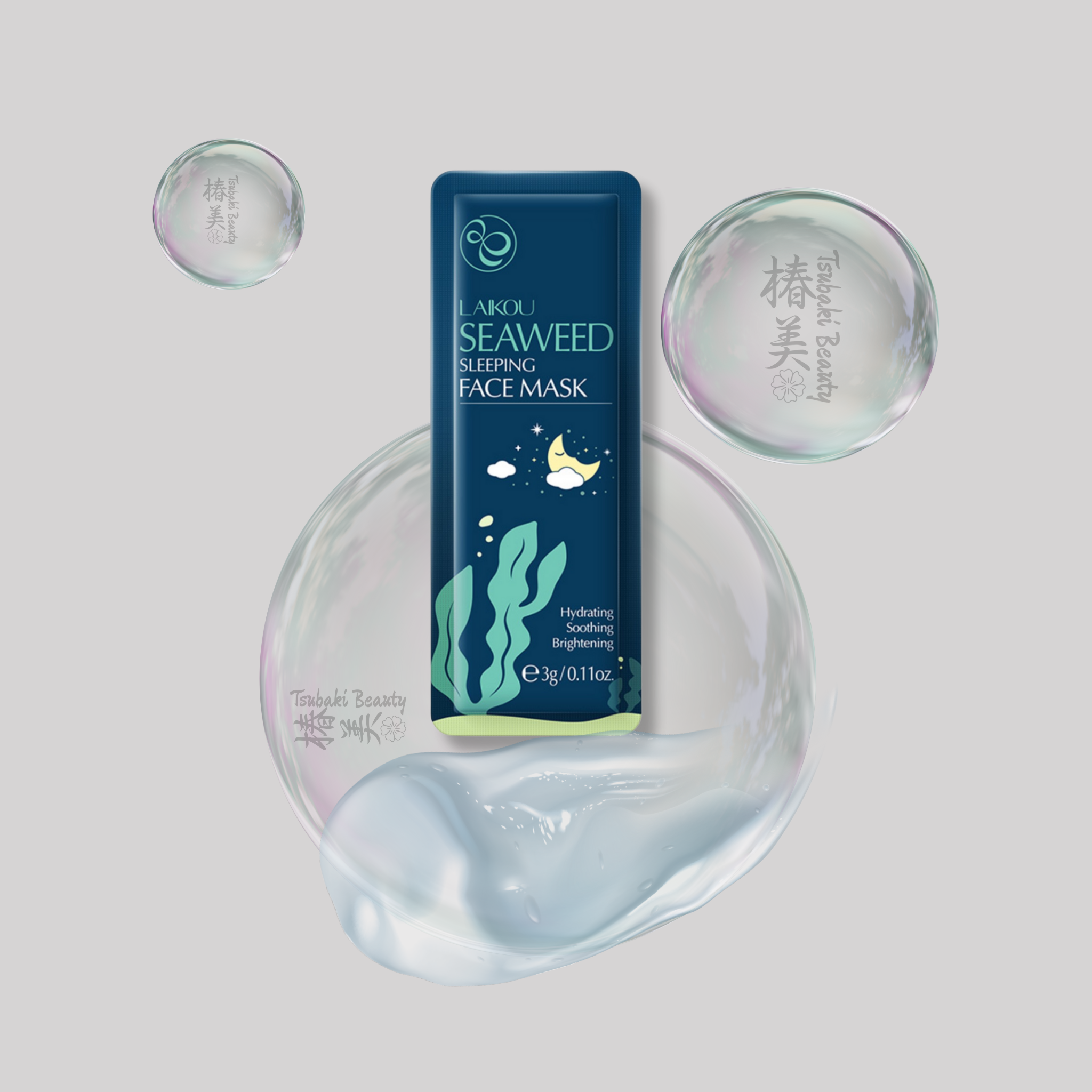 LAIKOU Sleeping Mask Mini Set 3g – Overnight Hydrating Gel Masks (6 Variants)