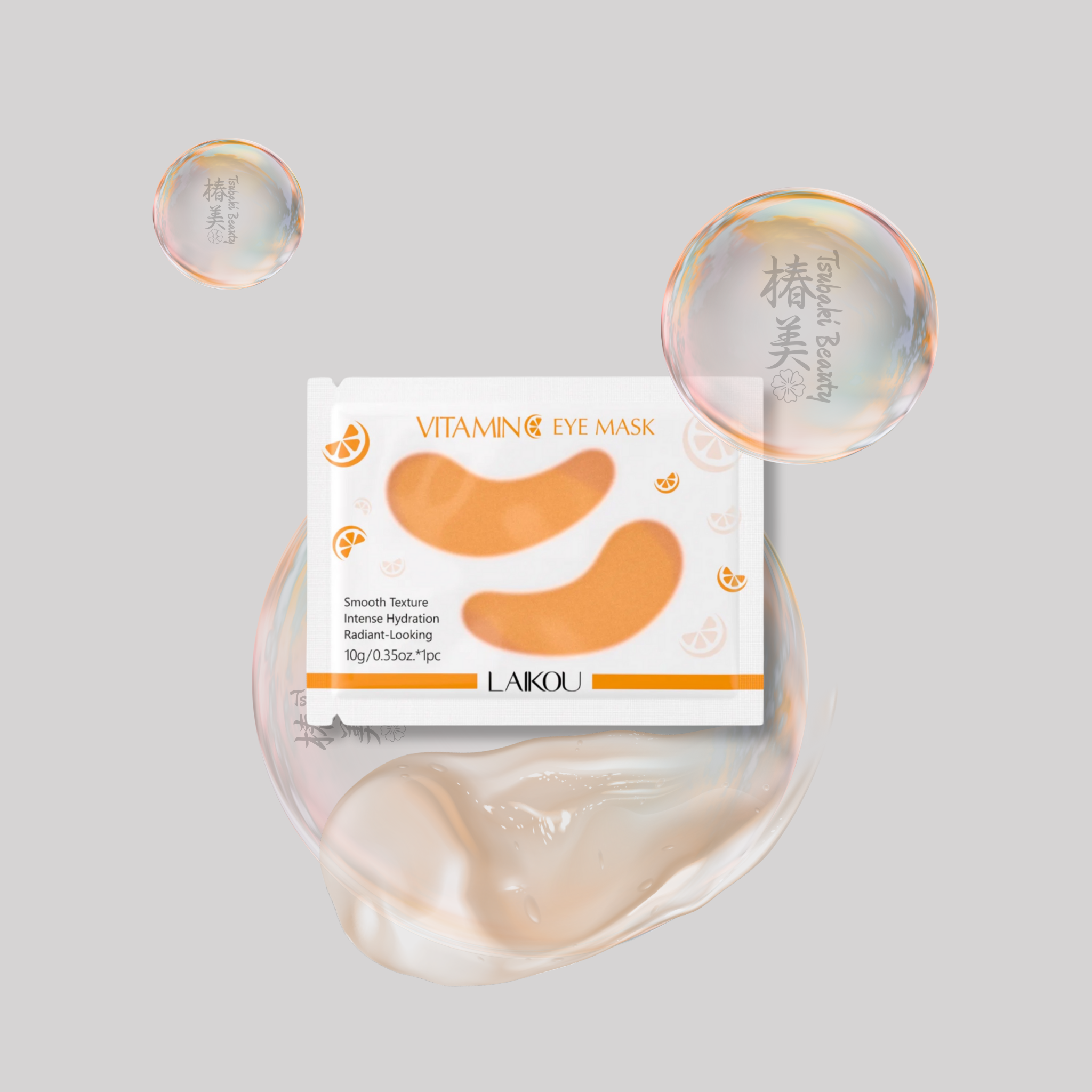 LAIKOU Hydrating Eye Mask – Sakura & Vitamin C Brightening Eye Care