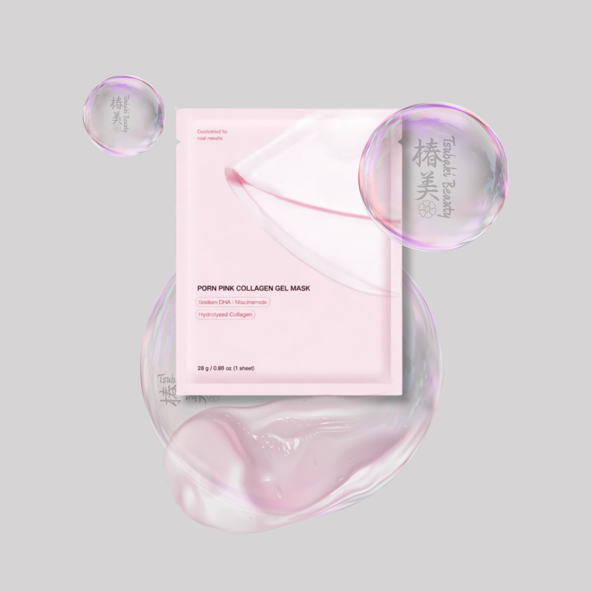 PDRN Pink Collagen Gel Mask – Glow Boosting Hydrogel Sheet Mask for Smooth Radiant Skin