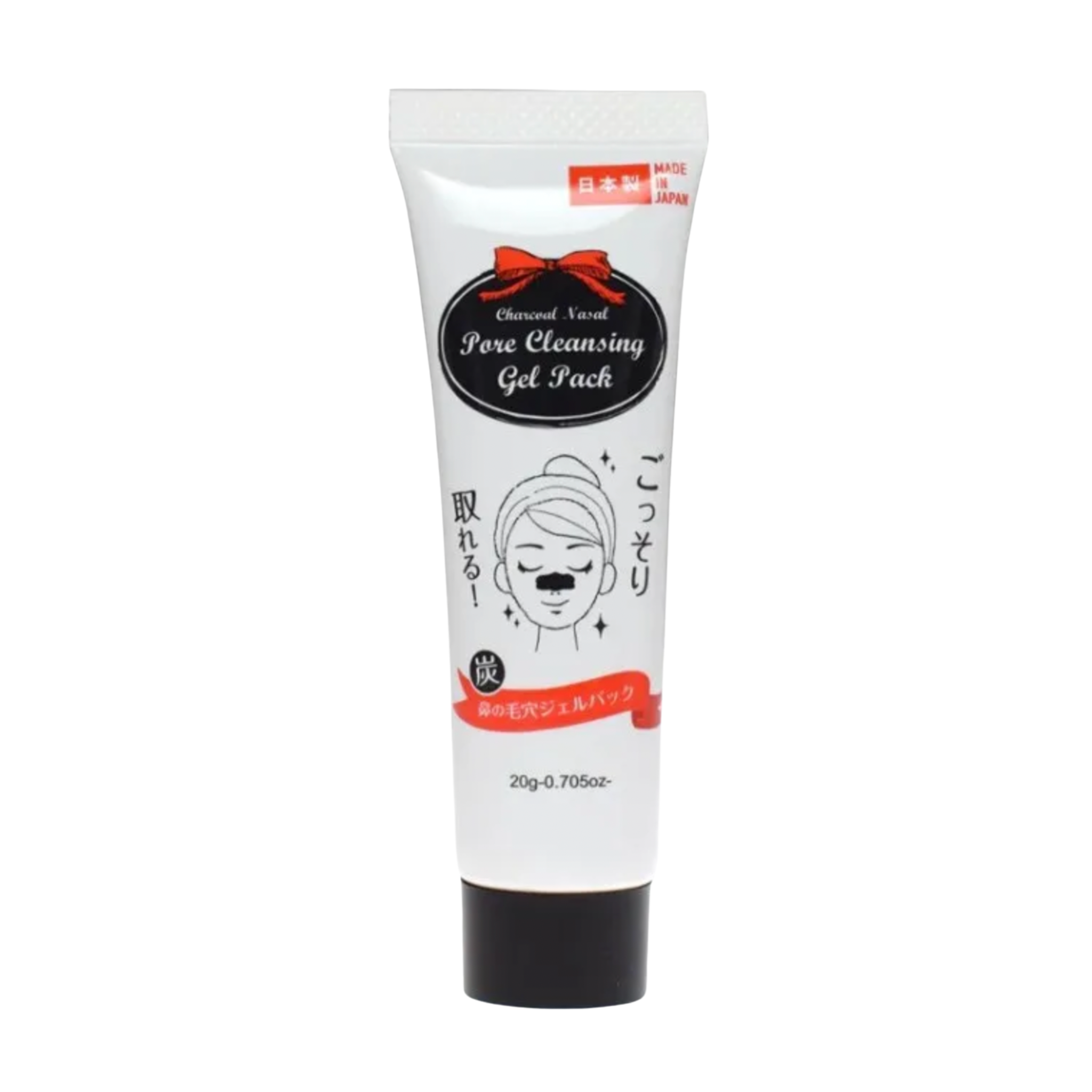 Rosette Charcoal Nasal Pore Cleansing Gel Pack – Japanese Blackhead & Pore Care Mask