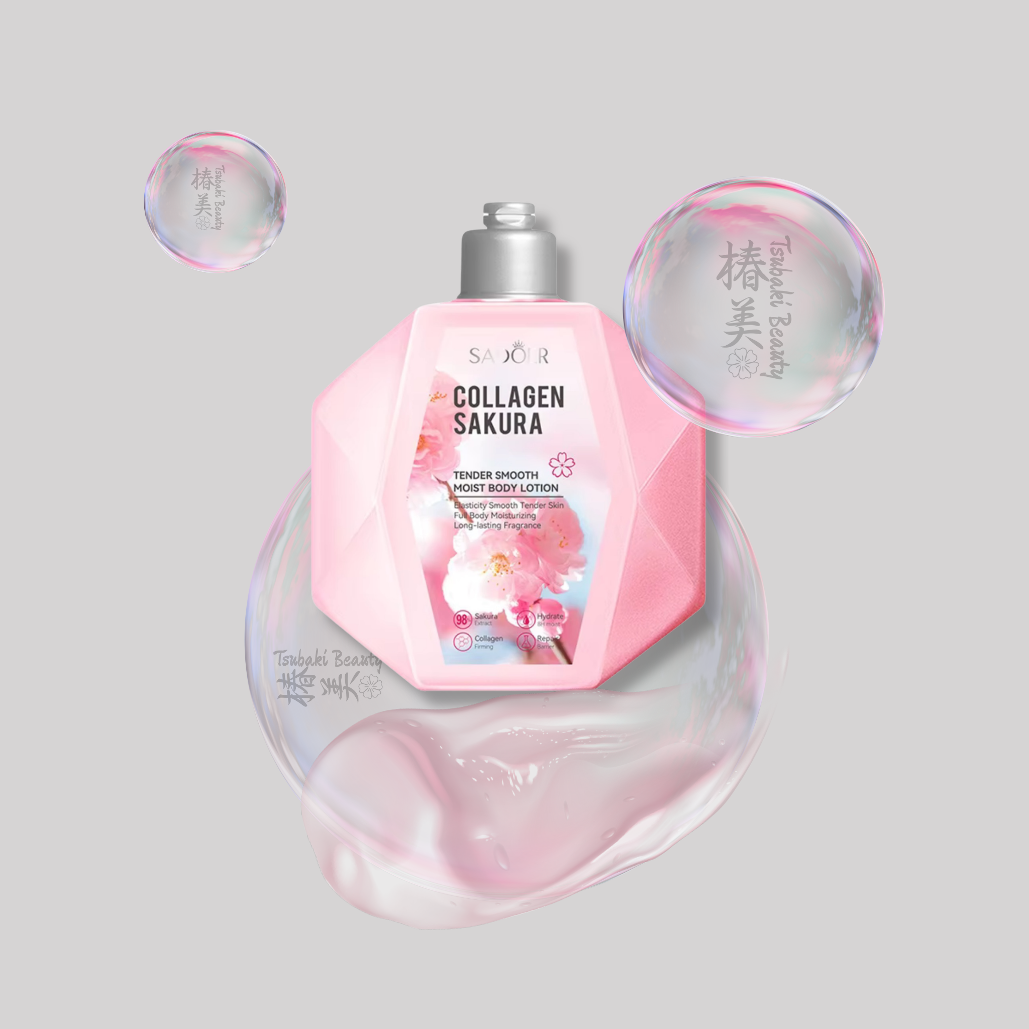 SADOER Collagen Sakura Tender Smooth Moist Body Lotion