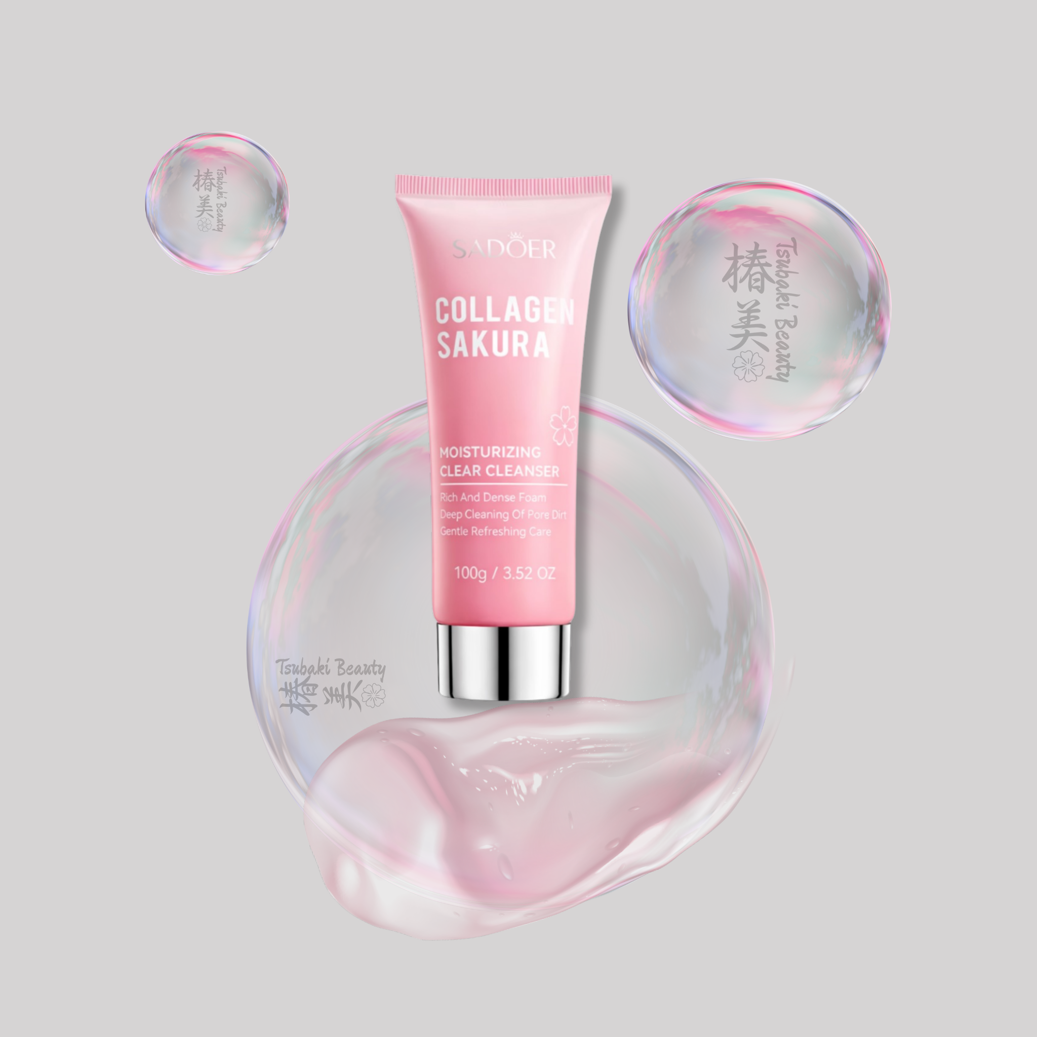 SADOER Collagen Sakura Moisturizing Clear Cleanser