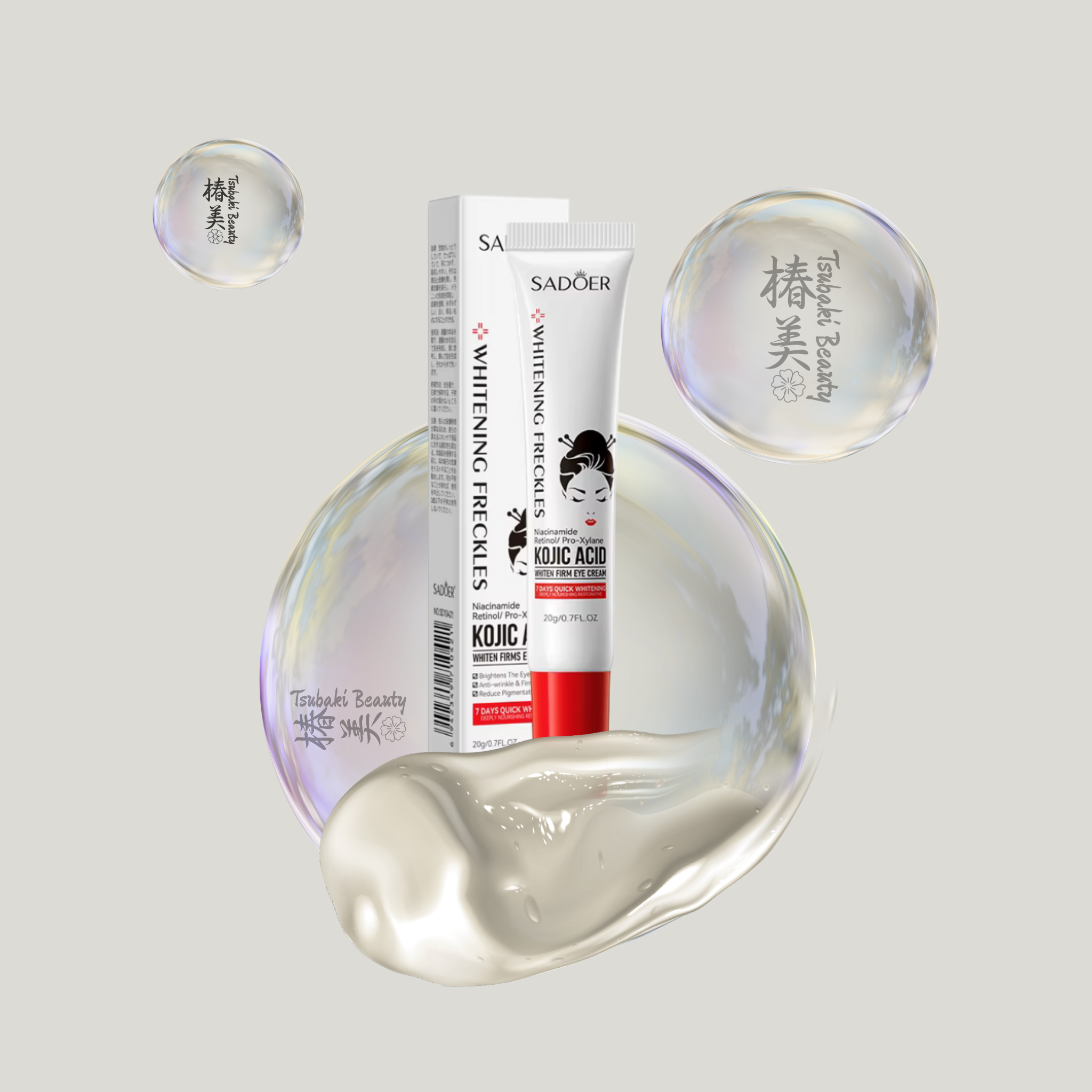 SADOER Kojic Acid Whitening & Firming Eye Cream