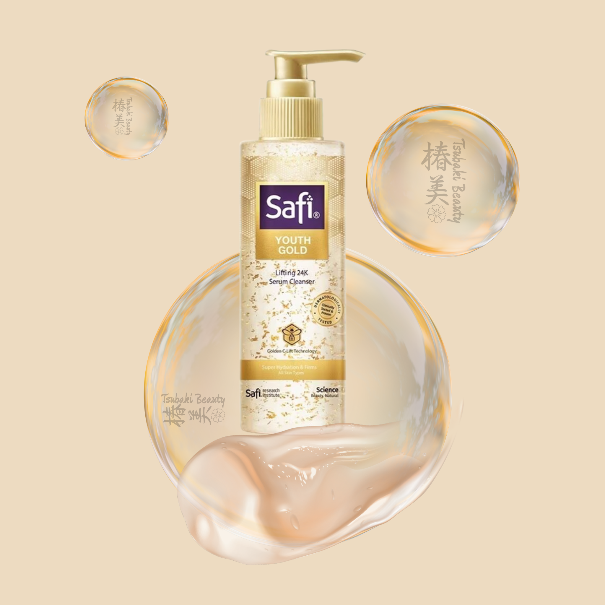 SAFI Youth Gold Lifting 24K Serum Cleanser