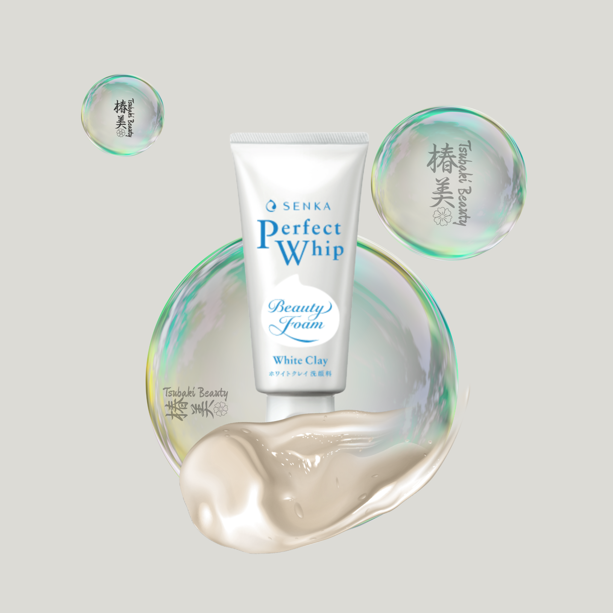 SENKA Perfect Whip Beauty Foam – White Clay