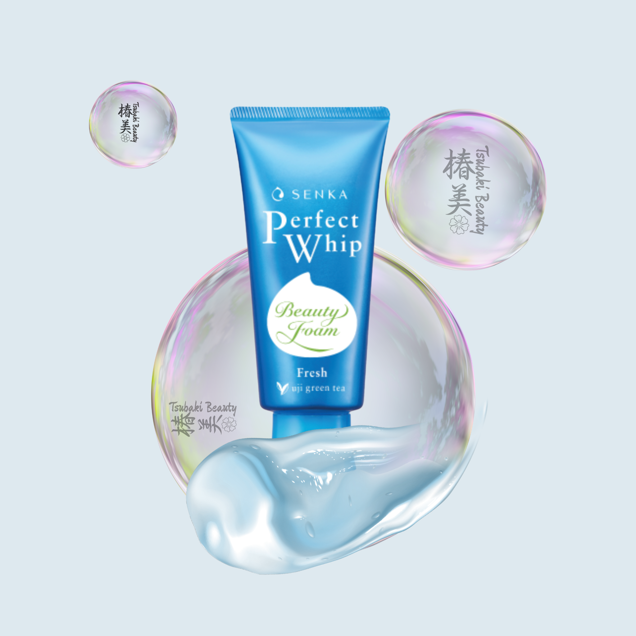 SENKA Perfect Whip Fresh – Uji Green Tea Cleansing Foam