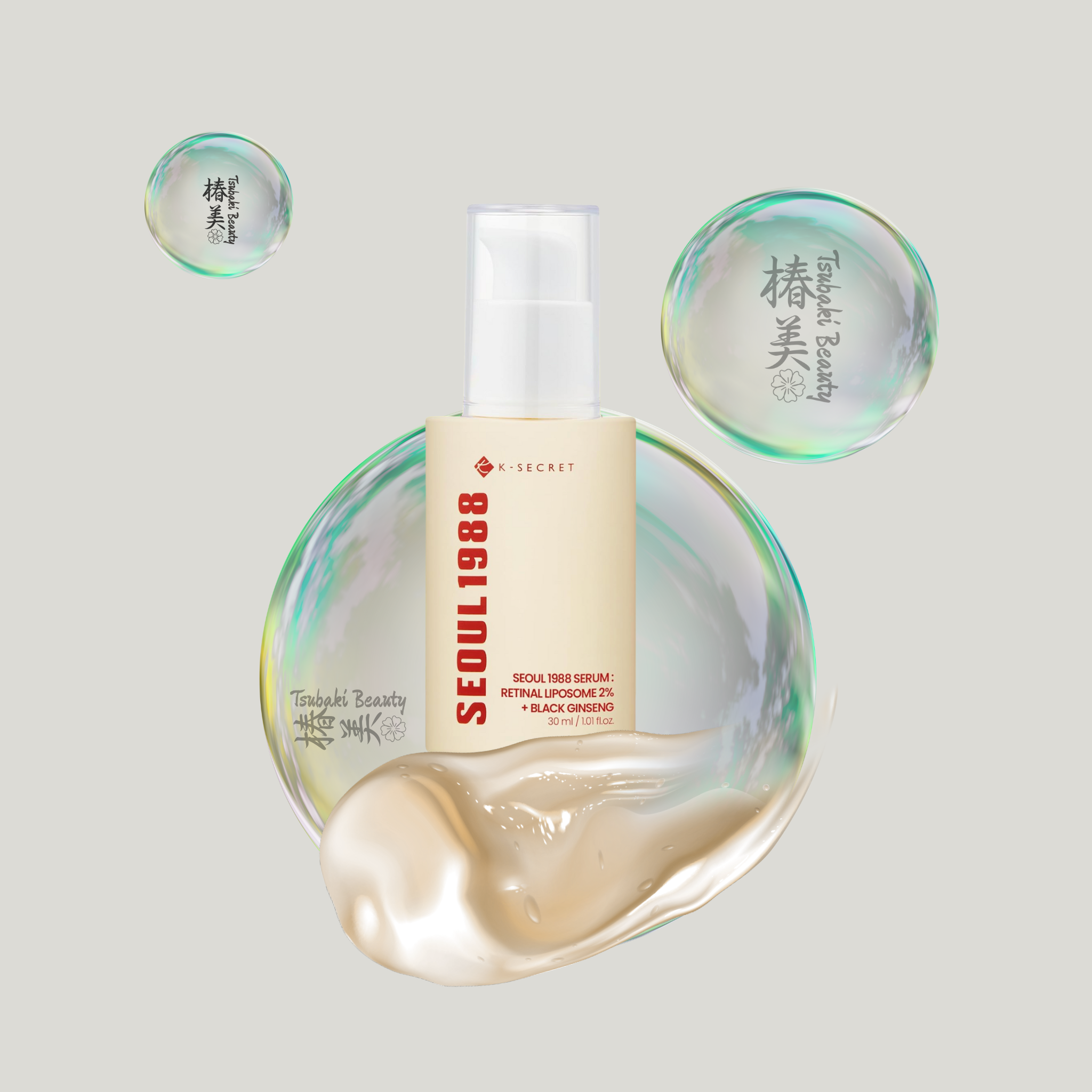 K-SECRET – Seoul 1988 Retinal Liposome 2% + Black Ginseng Serum