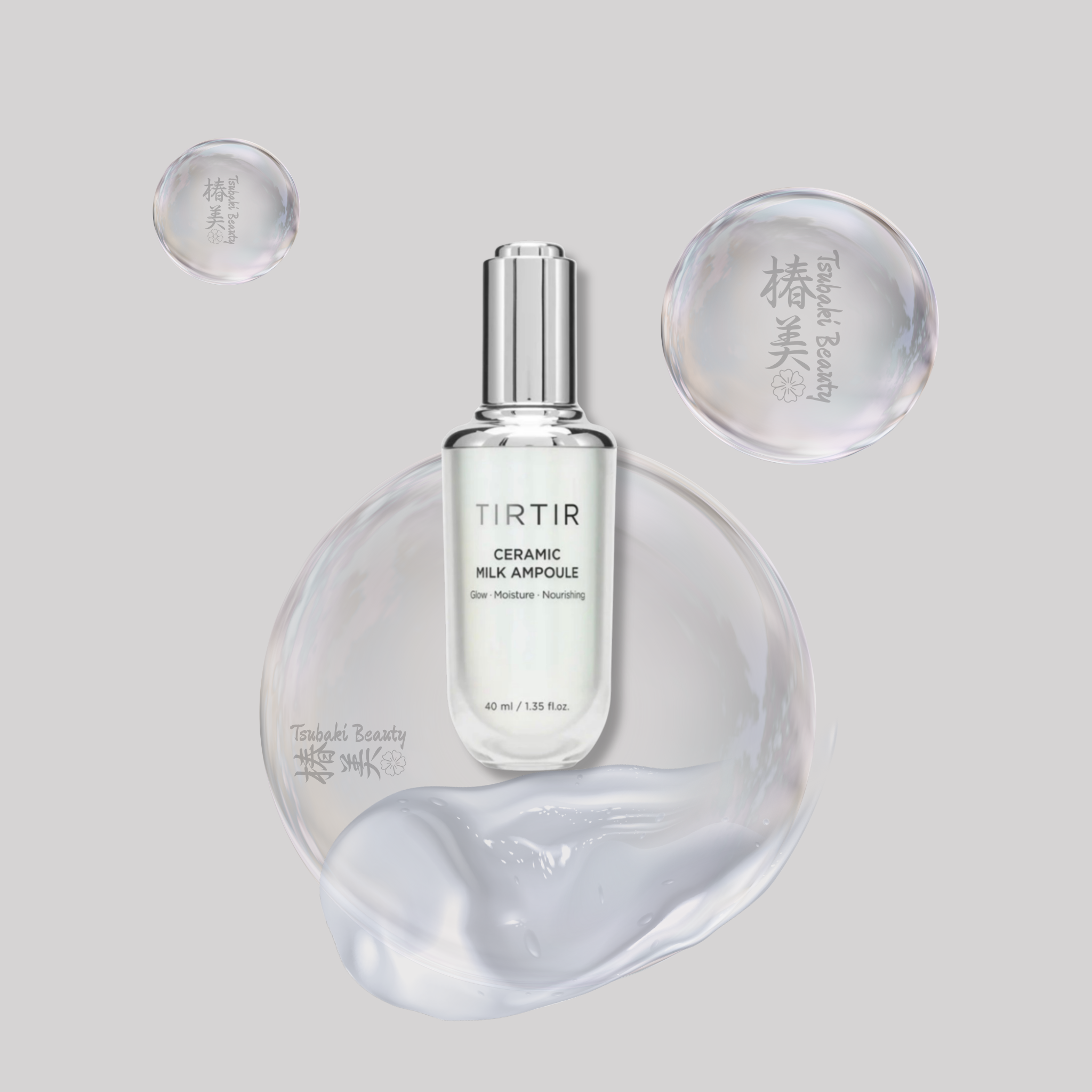 TIRTIR Ceramic Milk Ampoule – Hydrating Ceramide Glow Serum
