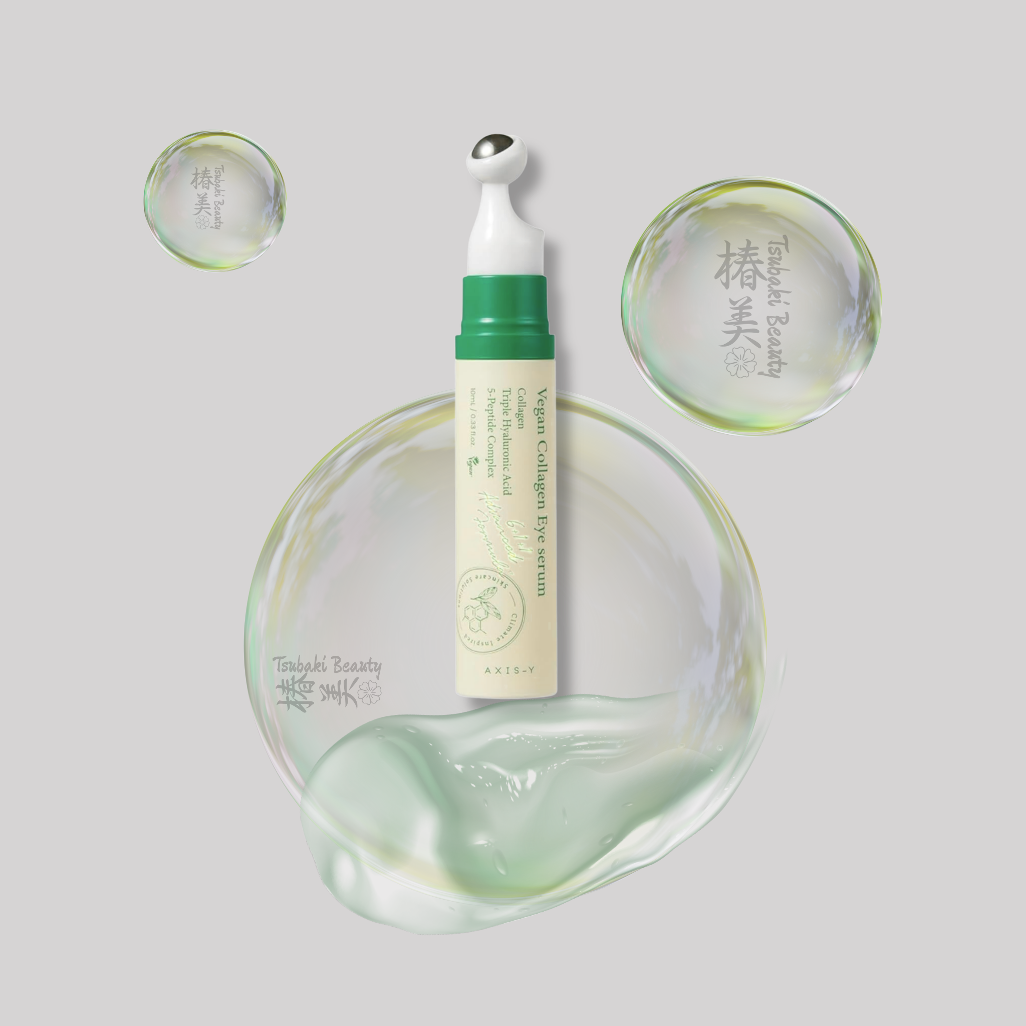 AXIS-Y Vegan Collagen Eye Serum with Triple Hyaluronic Acid & Peptides