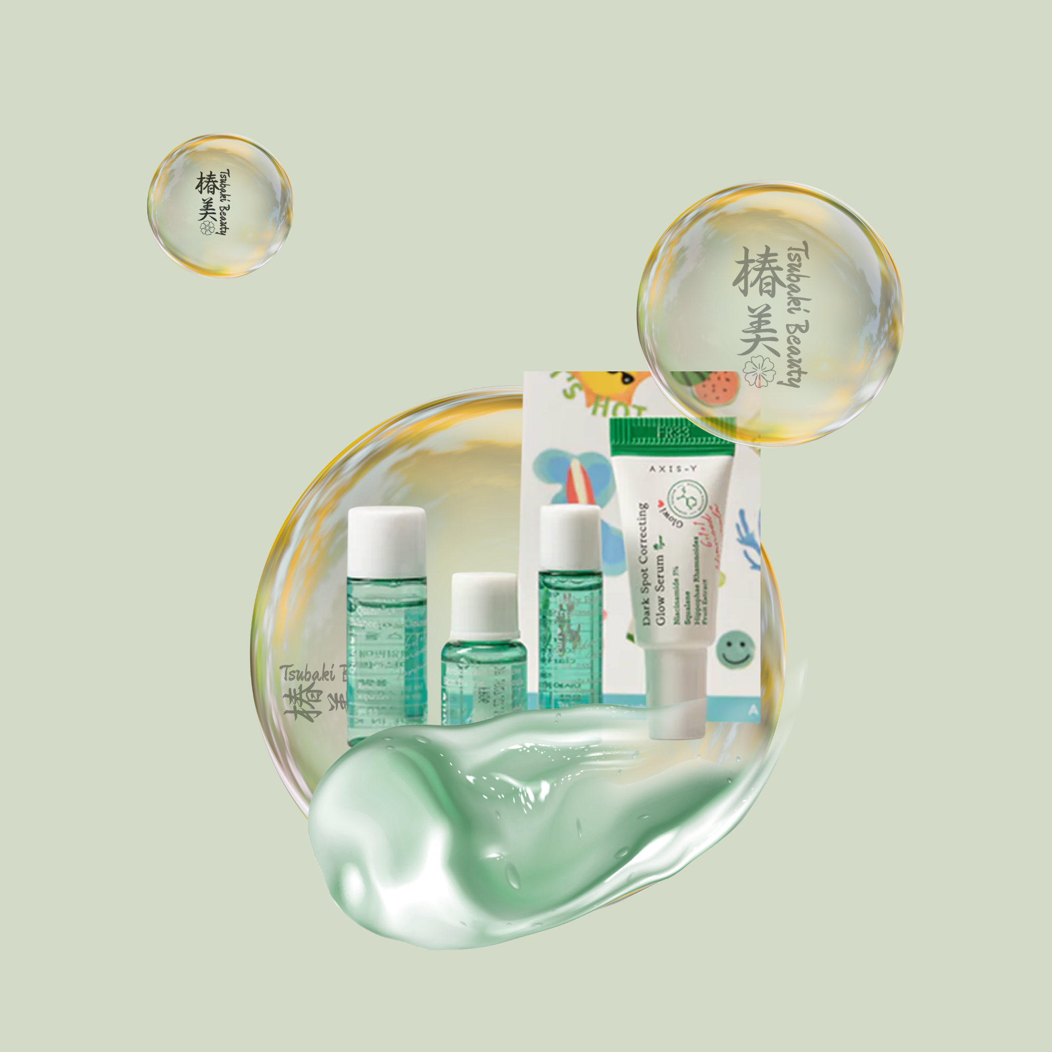 AXIS-Y Mini Glow Set – Your Portable 4-Step Radiance Ritual