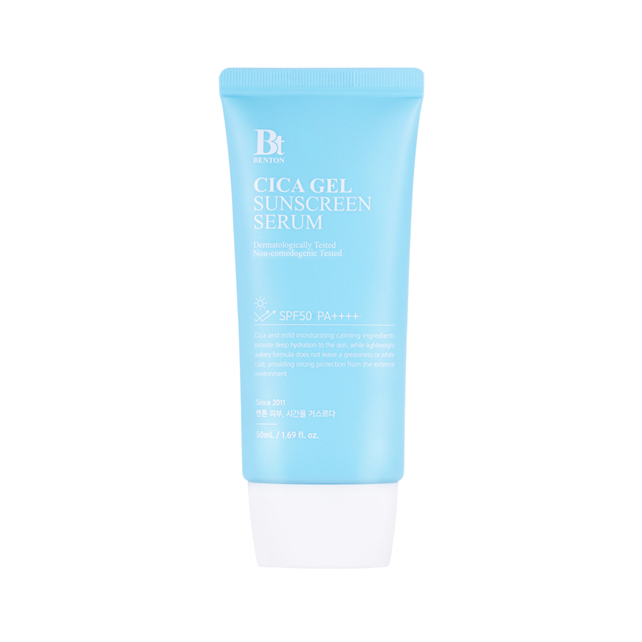 Benton Cica Gel Sunscreen Serum SPF50+ PA++++ – Lightweight Soothing Sun Protection