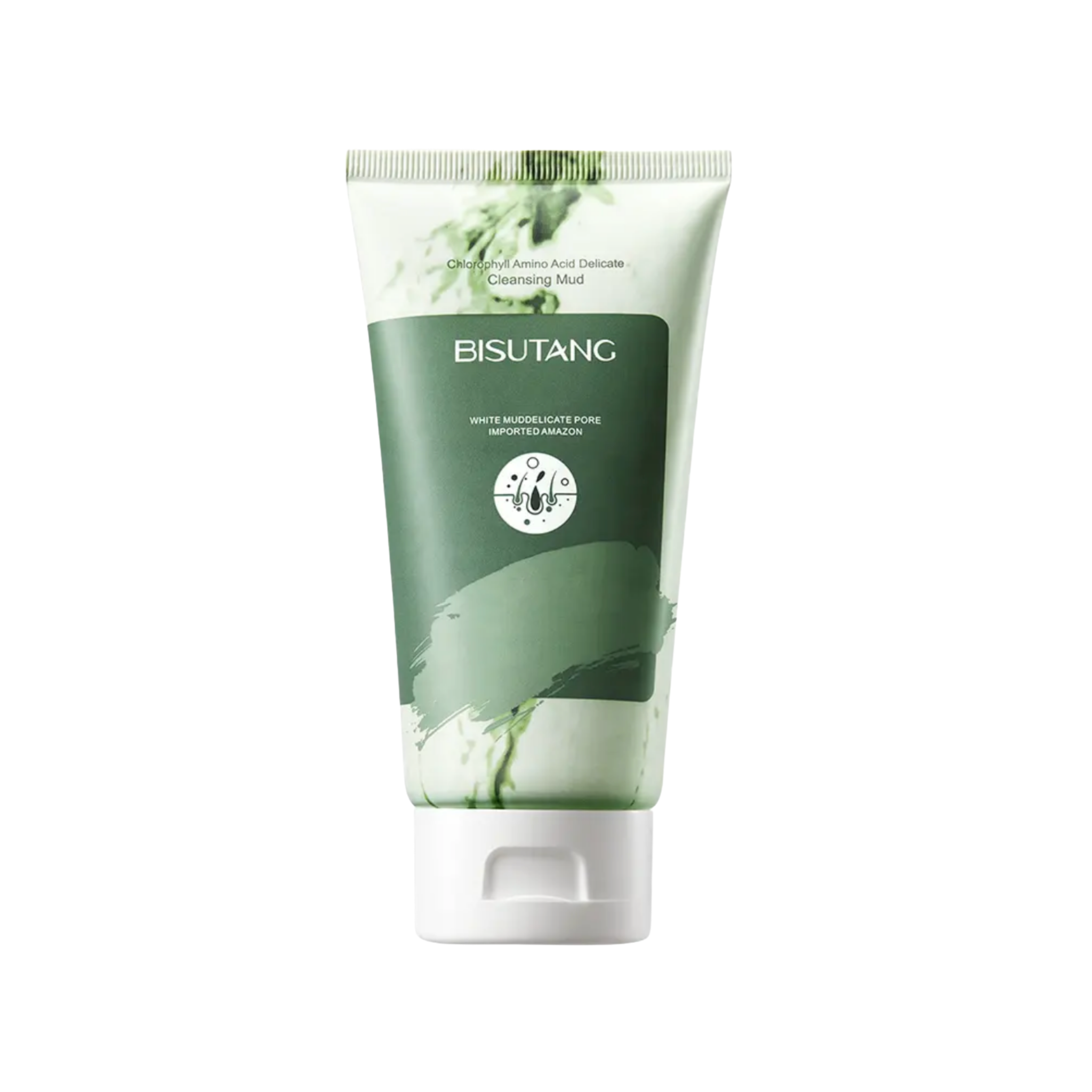 BISUTANG Chlorophyll Amino Acid Fine Facial Cleanser Mud