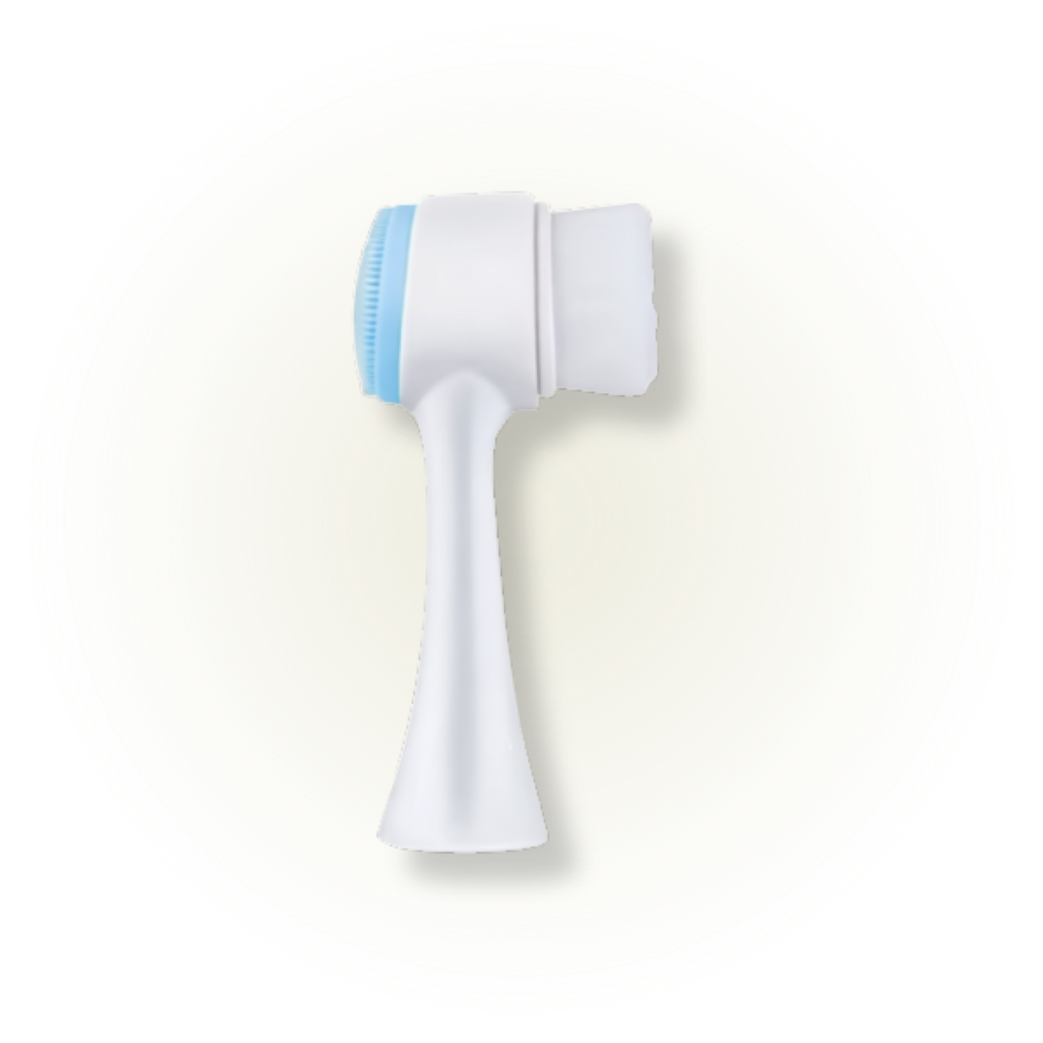 Dual-Head Silicone Facial Cleansing Brush – Deep Clean & Gentle Exfoliation Tool