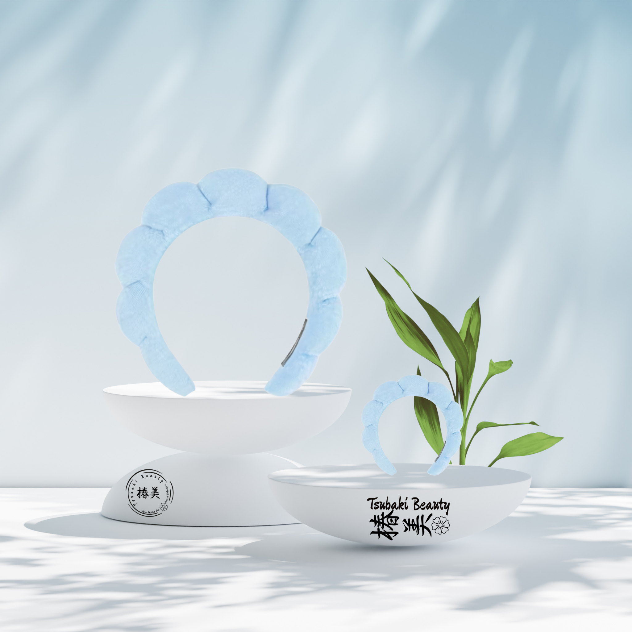 Soft Padded Skincare Headband – Cloud Cushion Fit-blue