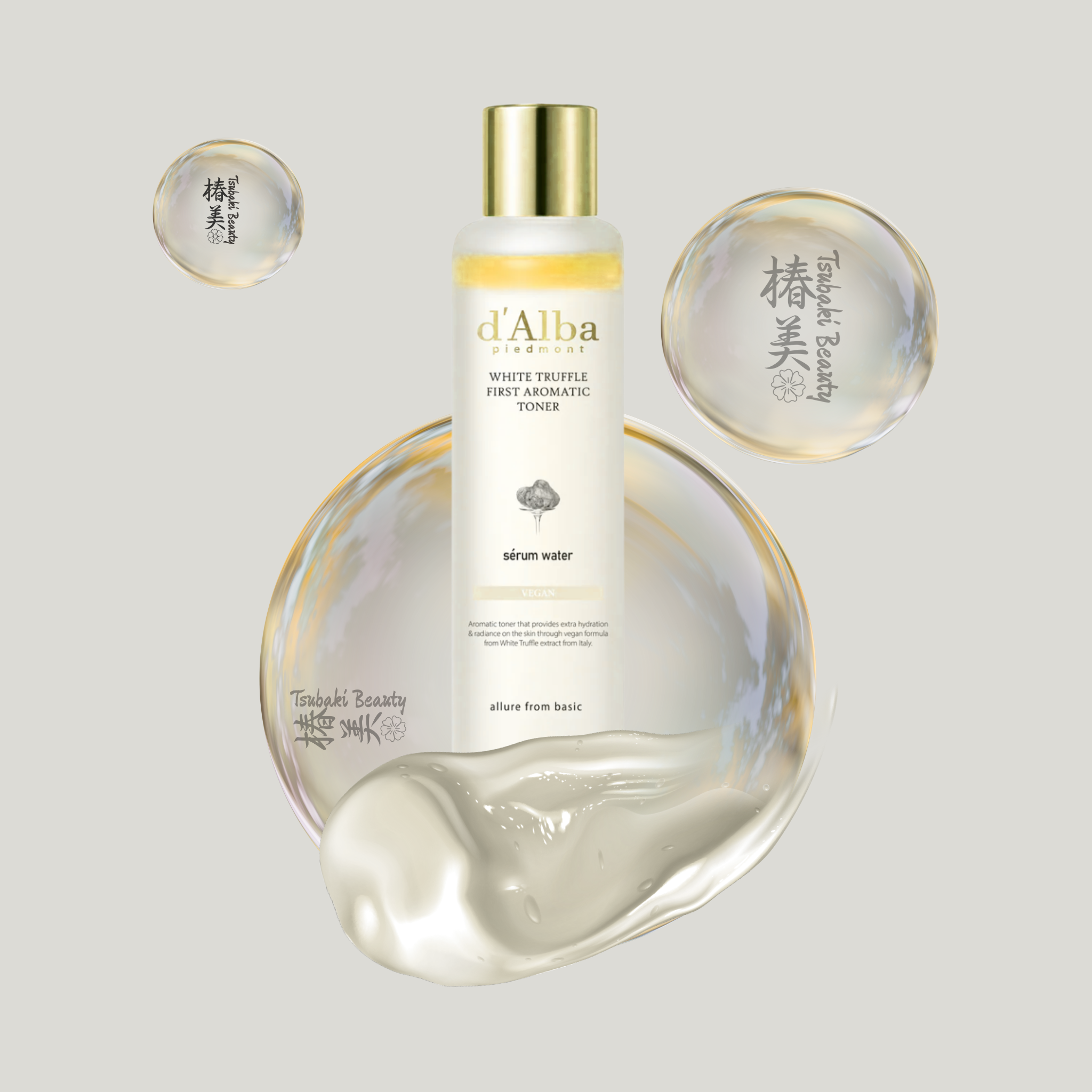 d'Alba White Truffle First Aromatic Toner, a touch of truffle on your skin