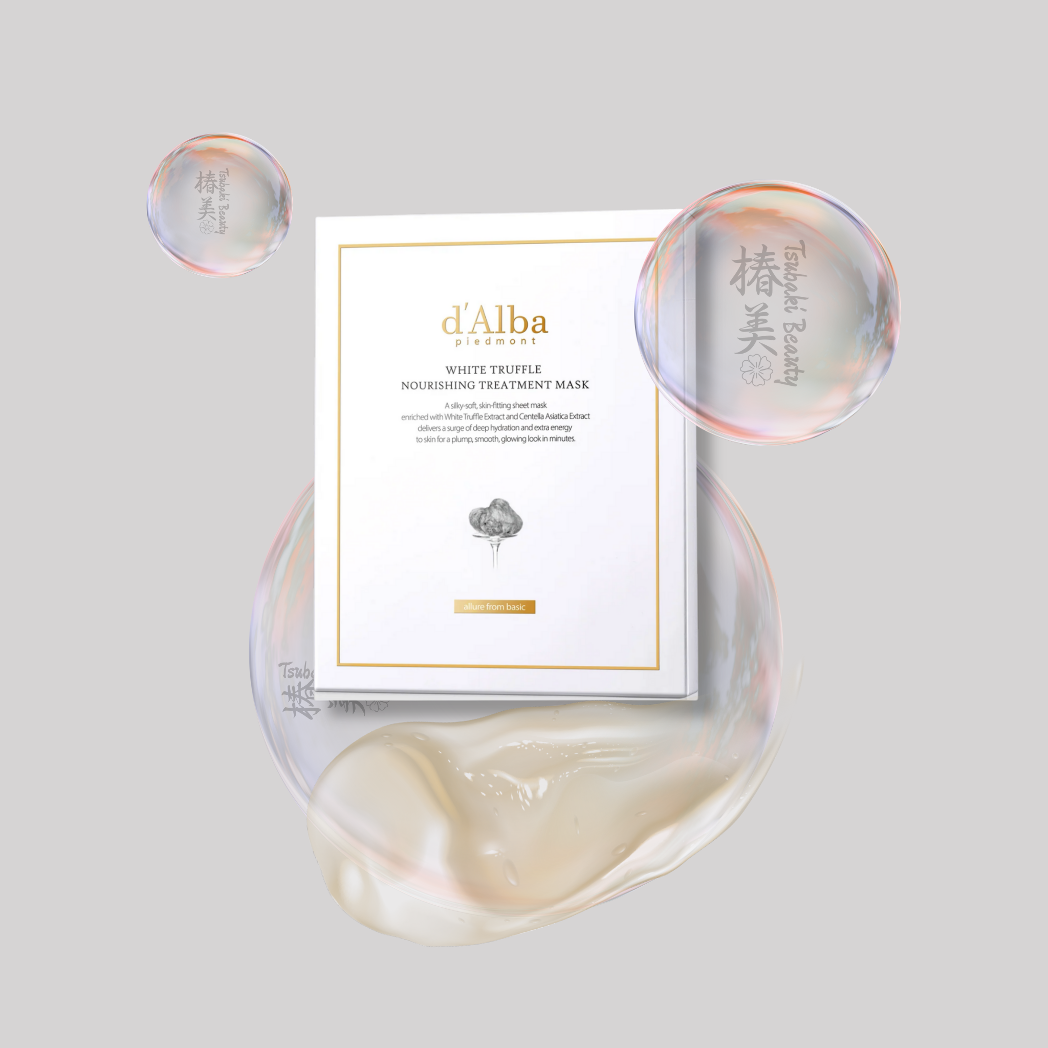 d’Alba Piedmont White Truffle Nourishing Treatment Mask – Luxury Hydrating Sheet Mask