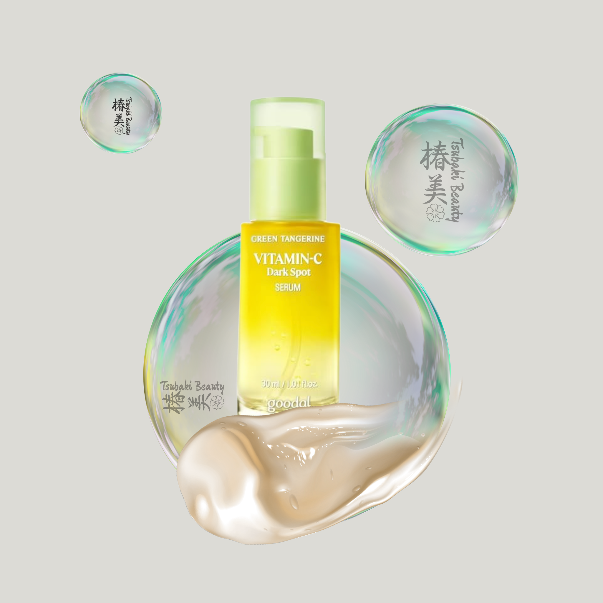 Goodal green tangerine vita c serum, dark spot problem? this i the hero