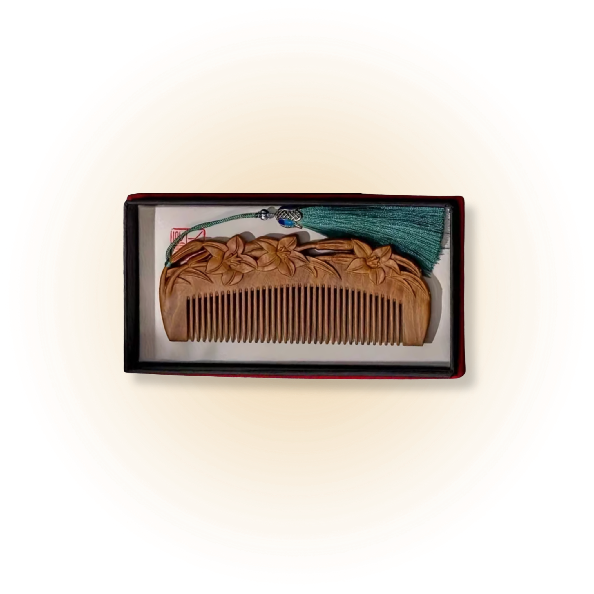 Handcrafted Wooden Hair Comb – Natural Anti-Static Detangling Comb