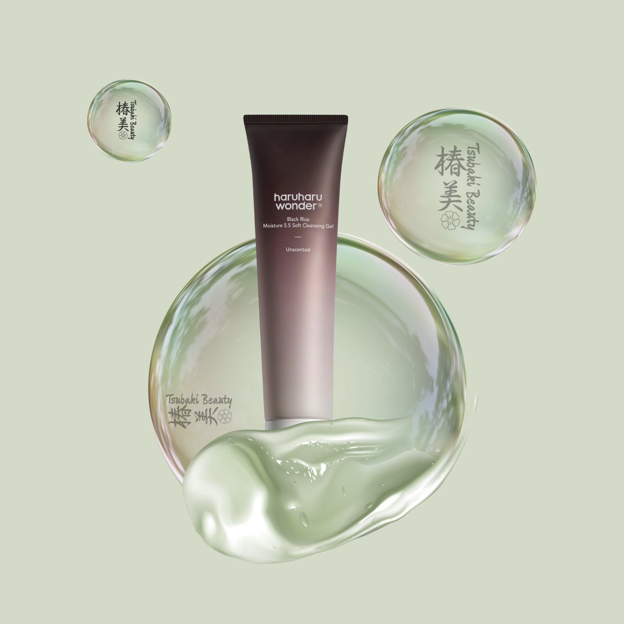 HaruHaru Wonder Black Rice Moisture 5.5 Soft Cleansing Gel (Unscented)