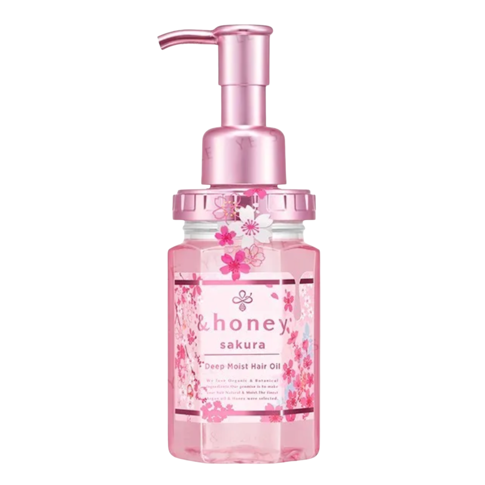 &honey Sakura Deep Moist Hair Oil – Japanese Honey Hair Oil for Smooth, Shiny Hair