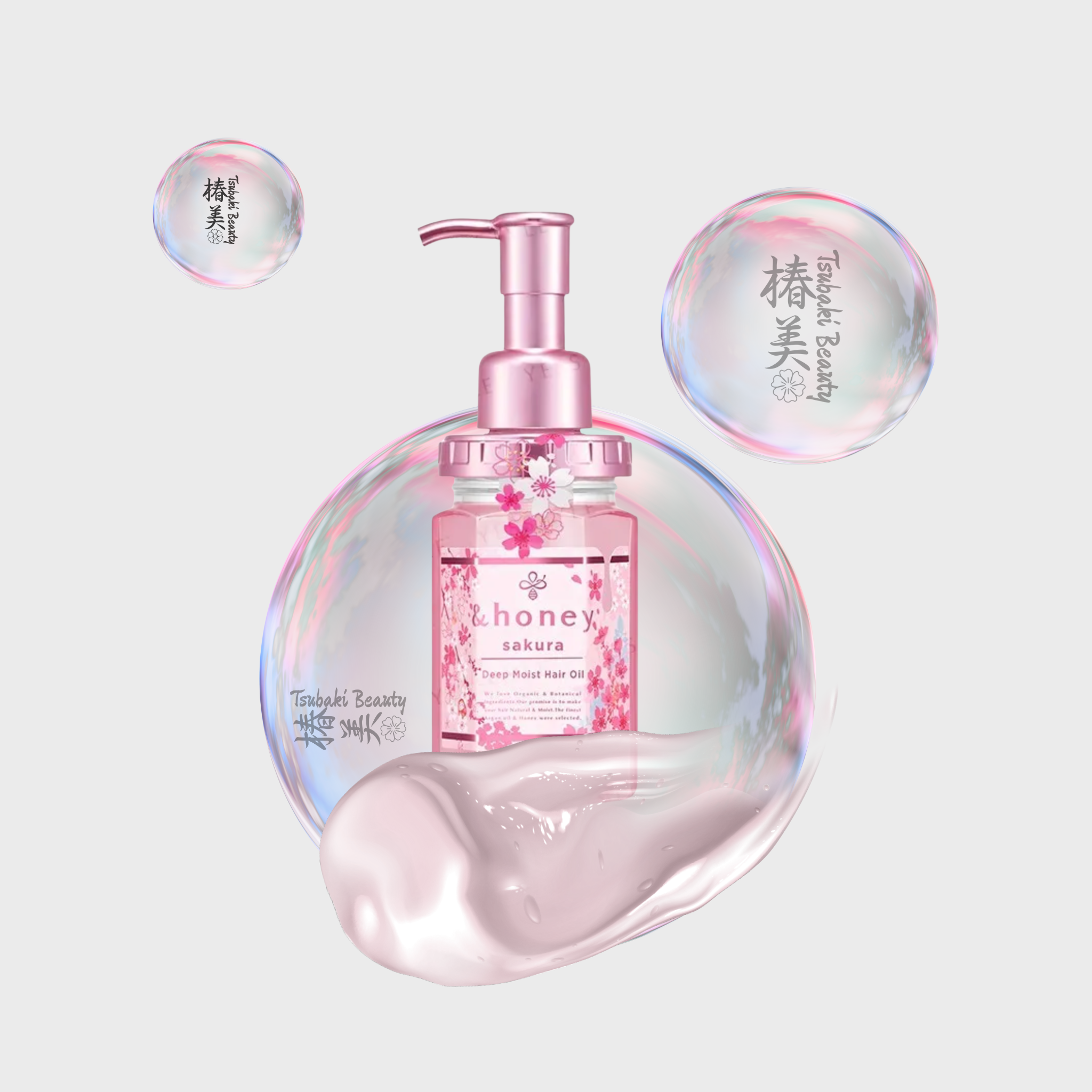 &honey Sakura Deep Moist Hair Oil