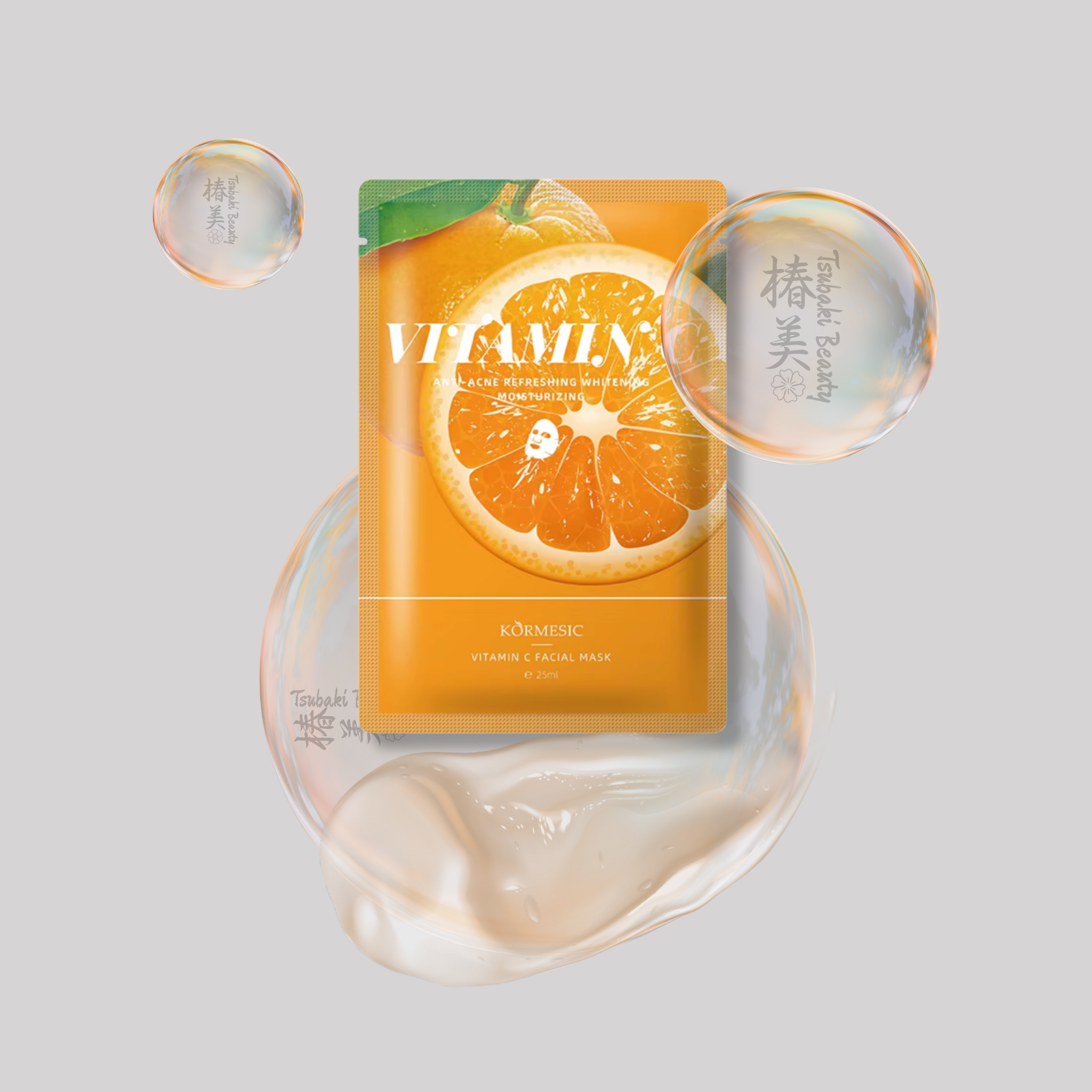 KORMESIC Facial Sheet Mask Collection –  Orange