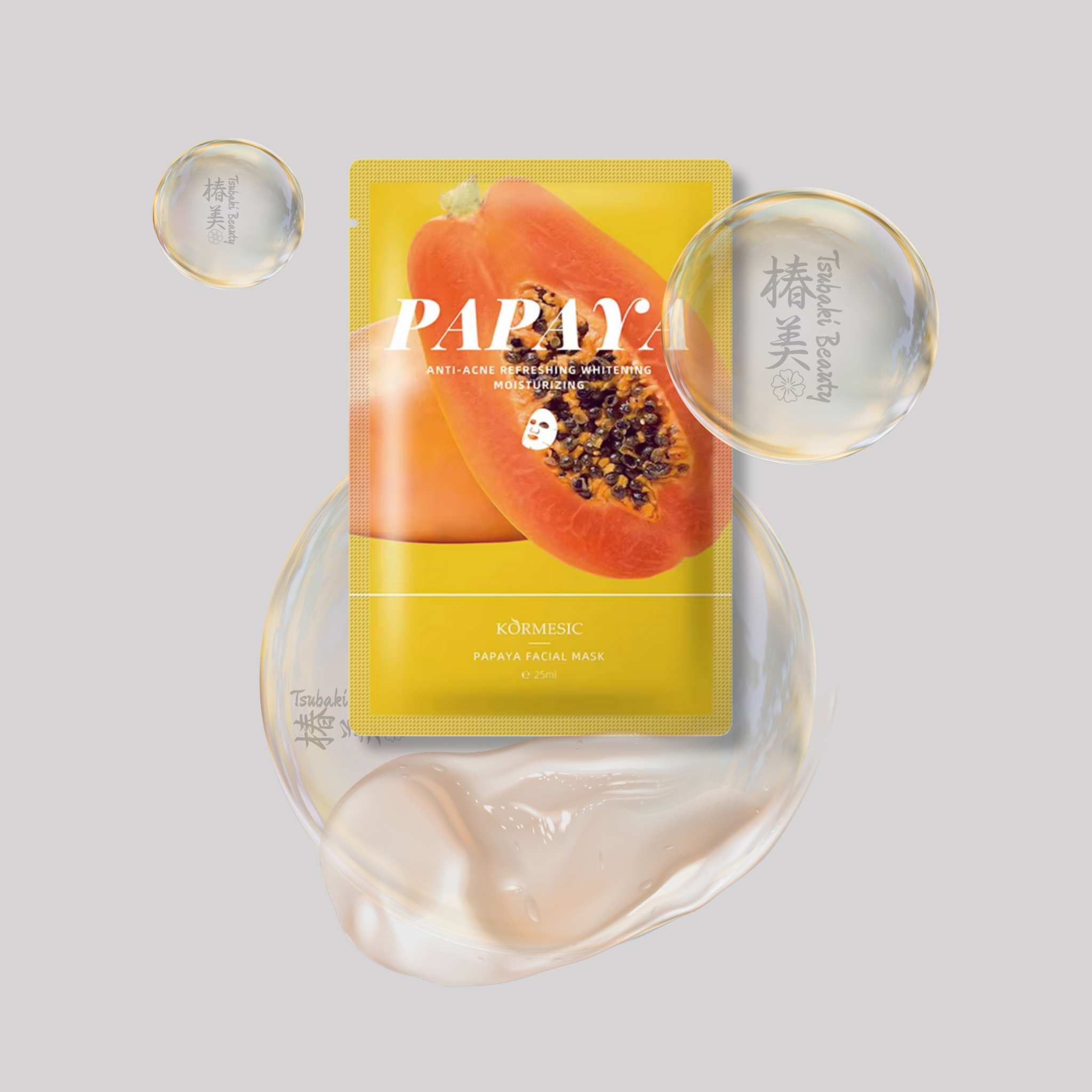 KORMESIC Facial Sheet Mask Collection –  papaya