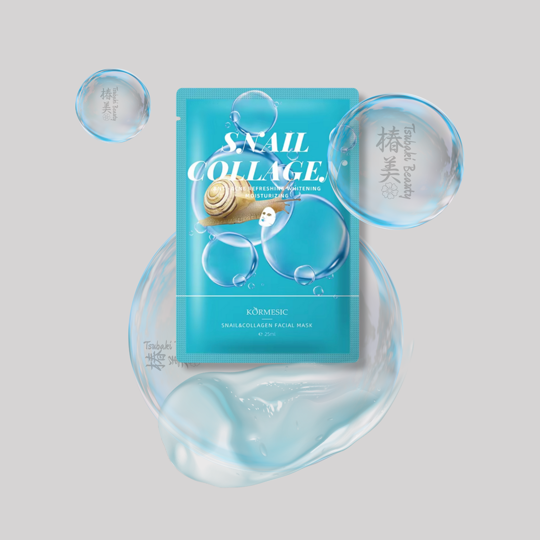 KORMESIC Facial Sheet Mask Collection –  snail collagen