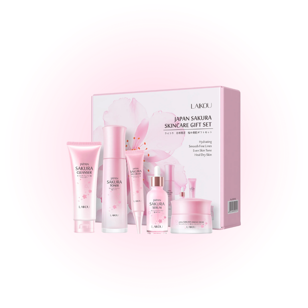 LAIKOU Japan Sakura Skincare Gift Set (5 PCS)